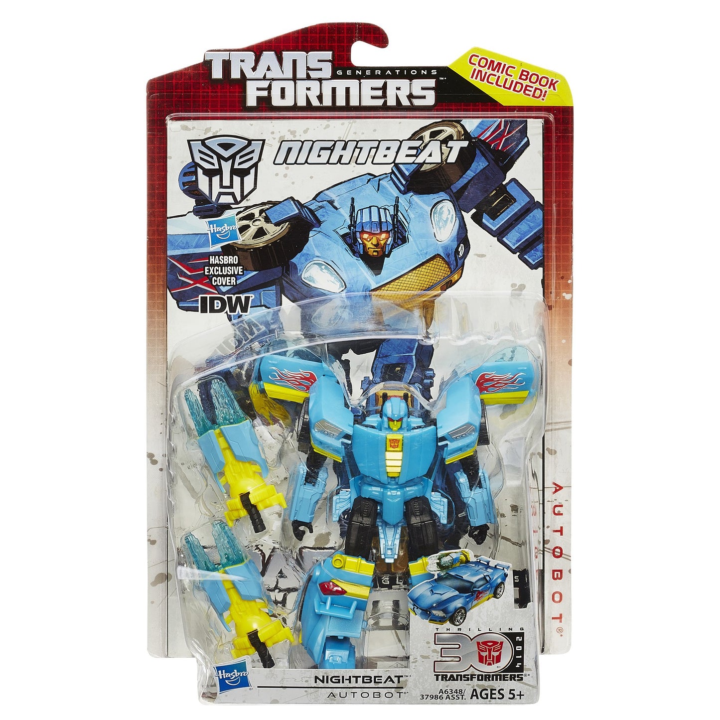 Transformers Generations Deluxe Class Nightbeat Figure