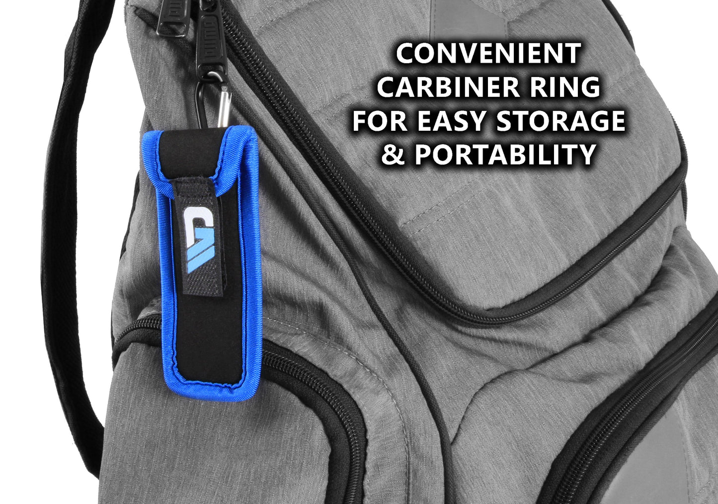 CASEMATIX Lip Balm Holder - Clip on Neoprene Chapstick Pouch Easily clips onto Backpack or belt for Convenient Travel and Storage - Carabiner Included Beauty and Personal Care CASEMATIX