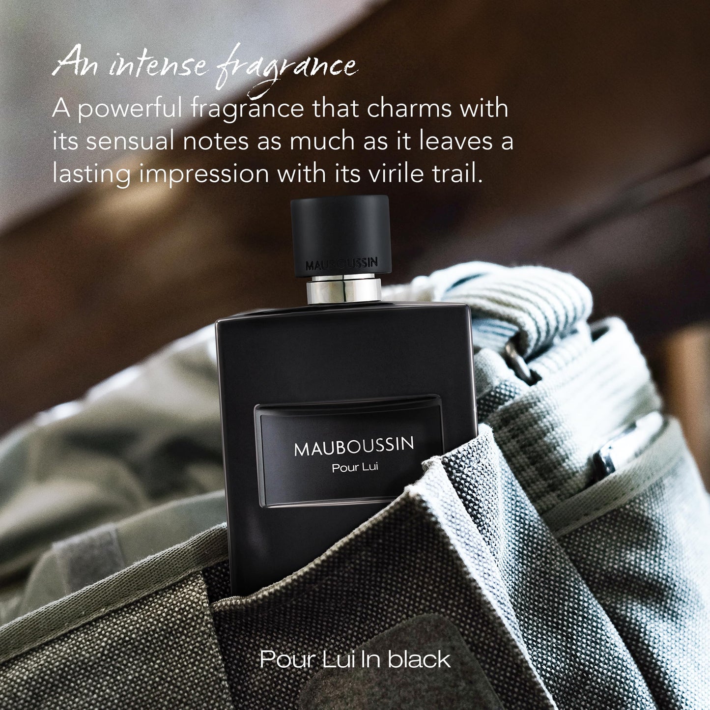 Mauboussin - Pour Lui In Black 100ml (3.3 Fl Oz) - Eau de Parfum for Men - Woody & Oriental Scents