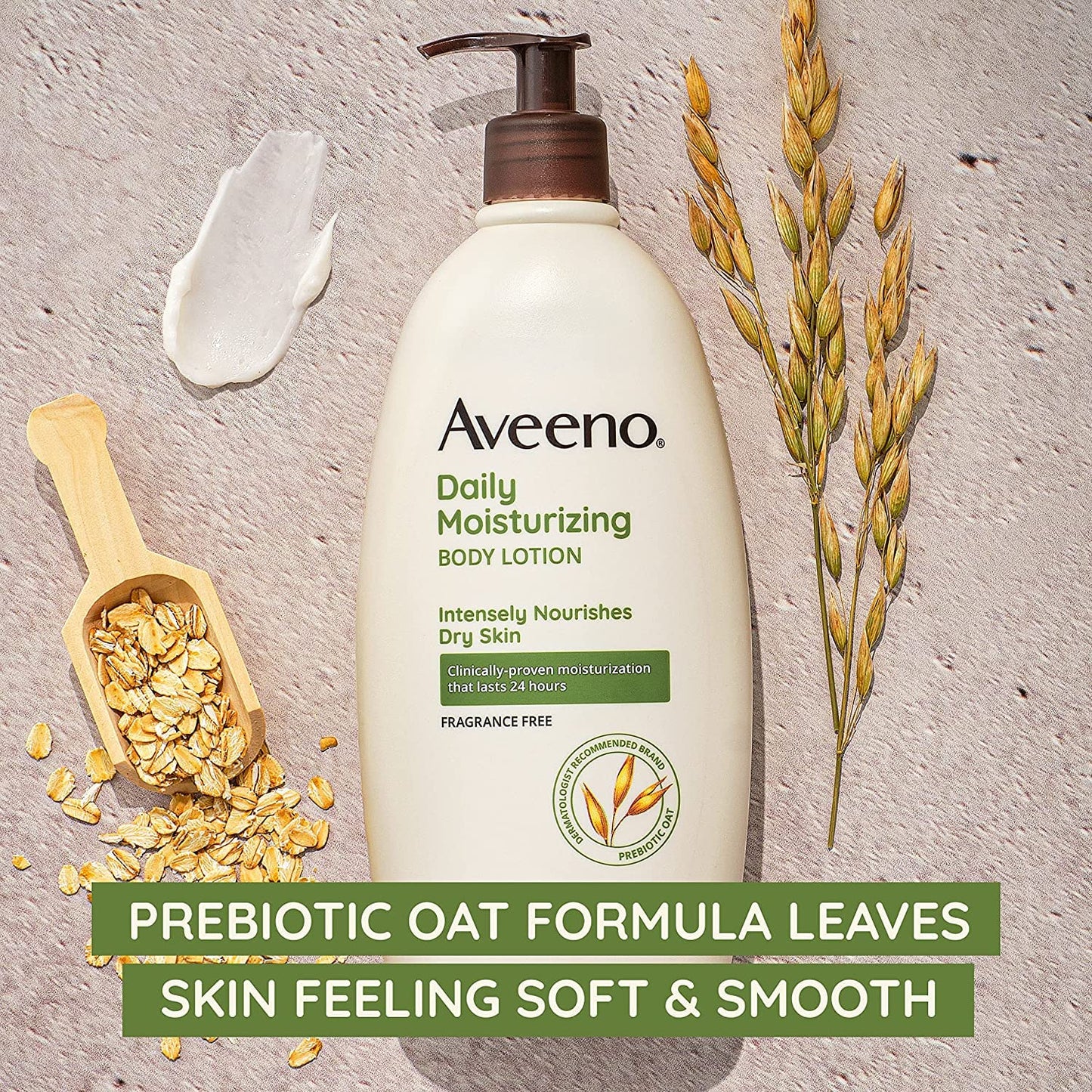 Aveeno Daily Moisturizing Lotion 12 Ounce Pump (354ml) (2 Pack)