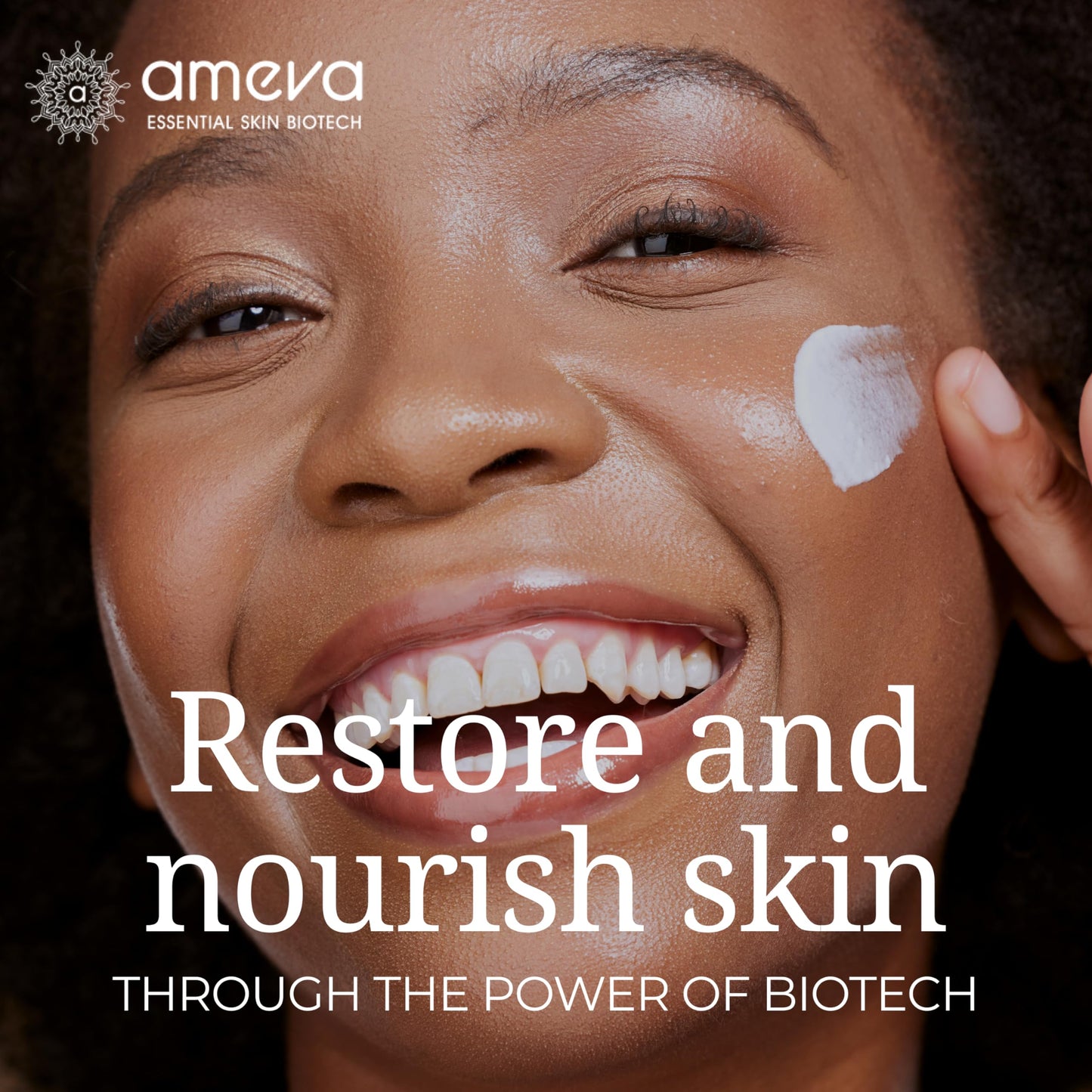 AMEVA Mevalonic Acid Multipotent Serum: Plant-Based, Vegan, Boosts Collagen, Hyaluronic Acid, For Sensitive Skin, Anti-Aging, Velvety Soft, Enhances