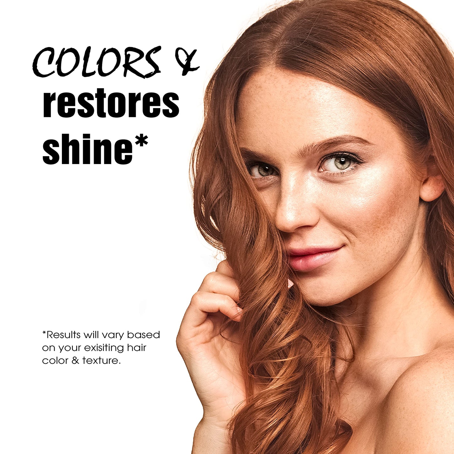 Light Mountain Henna Hair Color & Conditioner - Bright Red Hair Dye for Men/Women, Organic Henna Leaf Powder and Botanicals, Chemical-Free