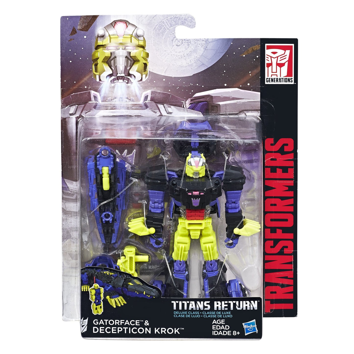 Transformers Generations Titans Return Decepticon Krok and Gatorface