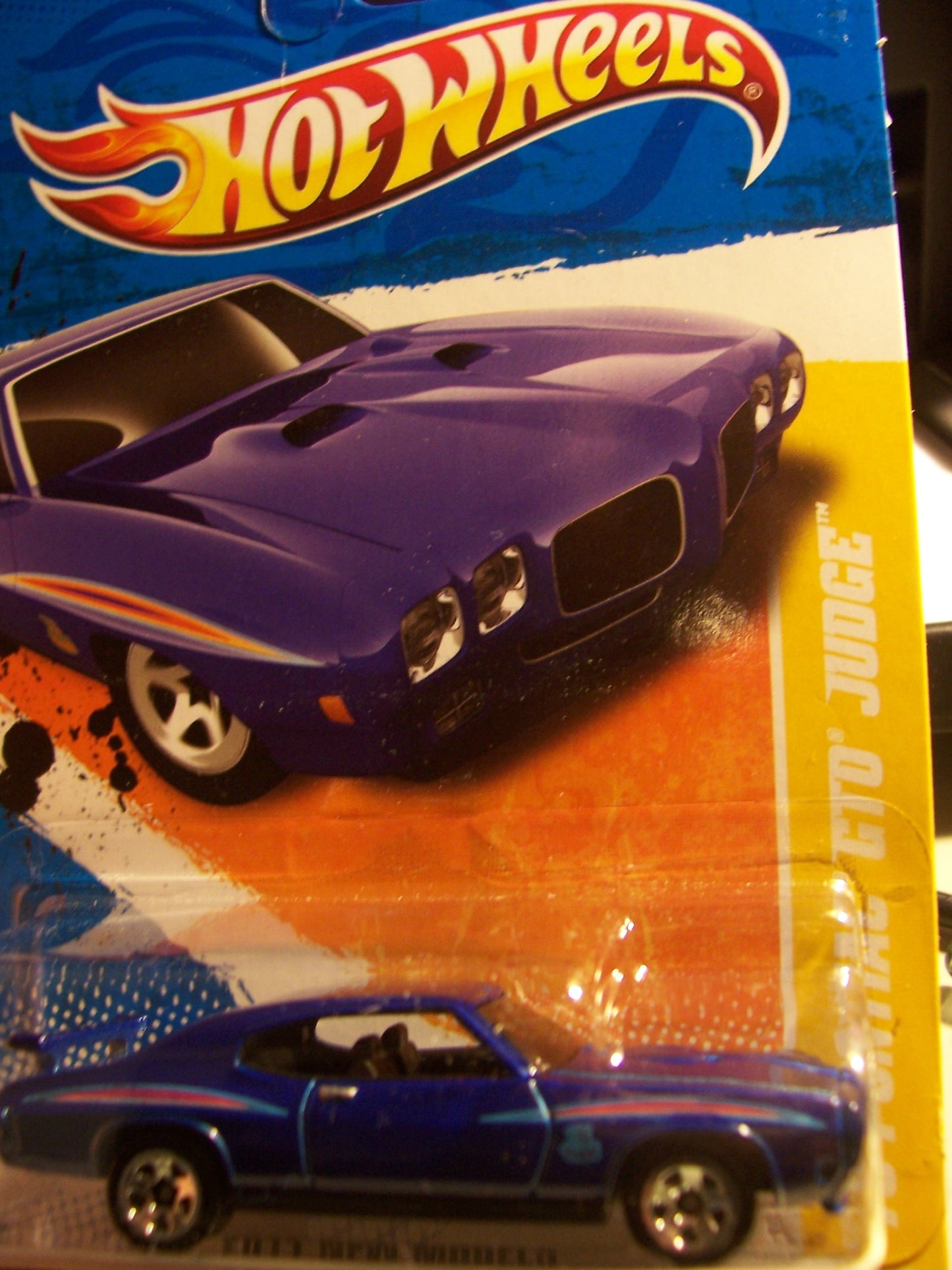 Hot Wheels 2011 '' '70 Pontiac GTO Judge HW Premiere '11 -11 of 50 - 11/244 Deep Blue with 'The Judge' Decal on Front quarterpanel. Has Spoiler…