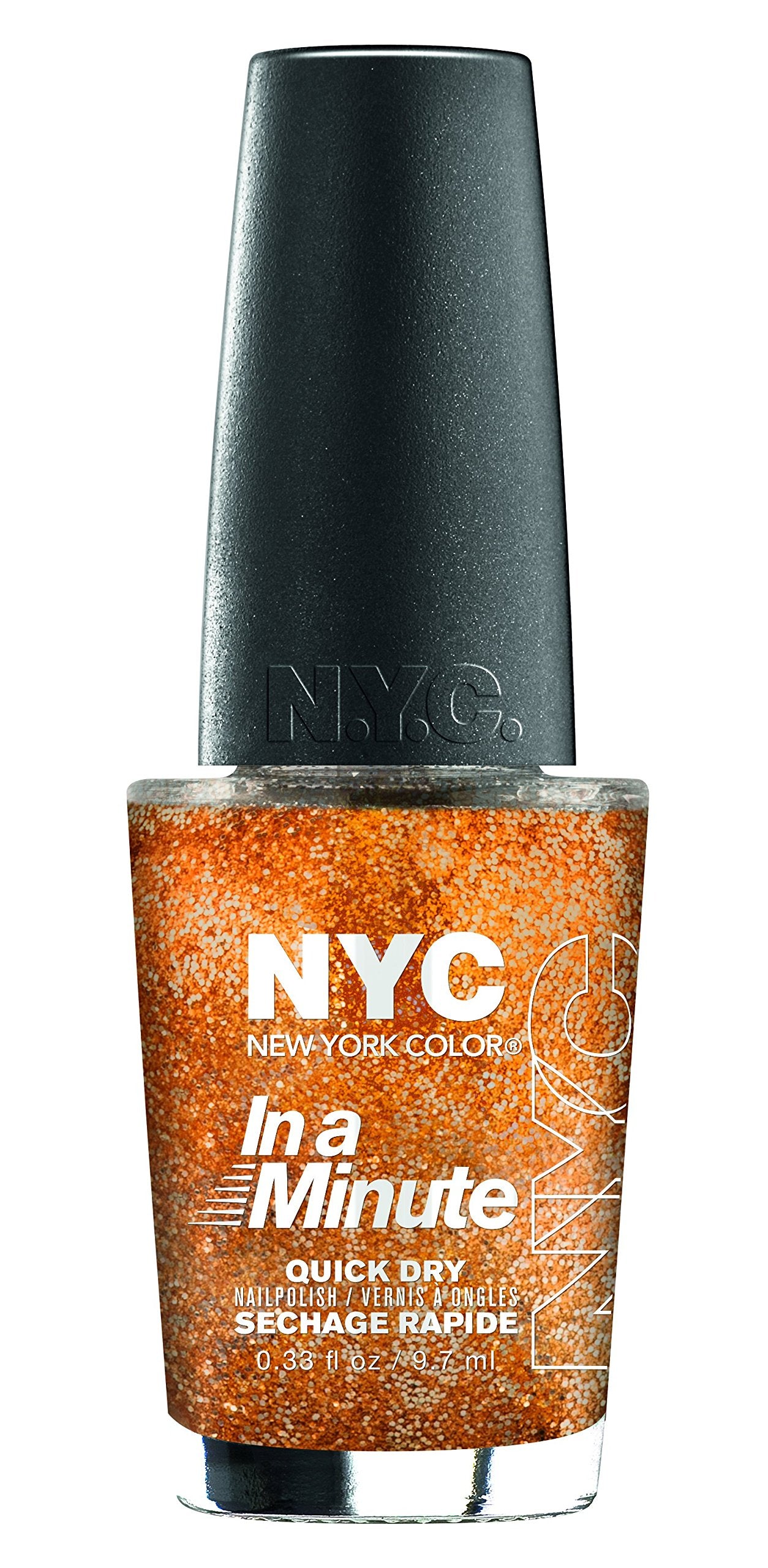 N.Y.C. New York Color In A Ny Color Minute Nail Polish, Fashion Queen, .66 Fluid Ounce Beauty & Personal Care NYC