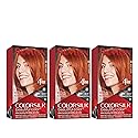 Revlon Permanent Hair Color, Permanent Hair Dye, Colorsilk with 100% Gray Coverage, Ammonia-Free, Keratin and Amino Acids, 45 Bright Auburn, 4.4 Oz