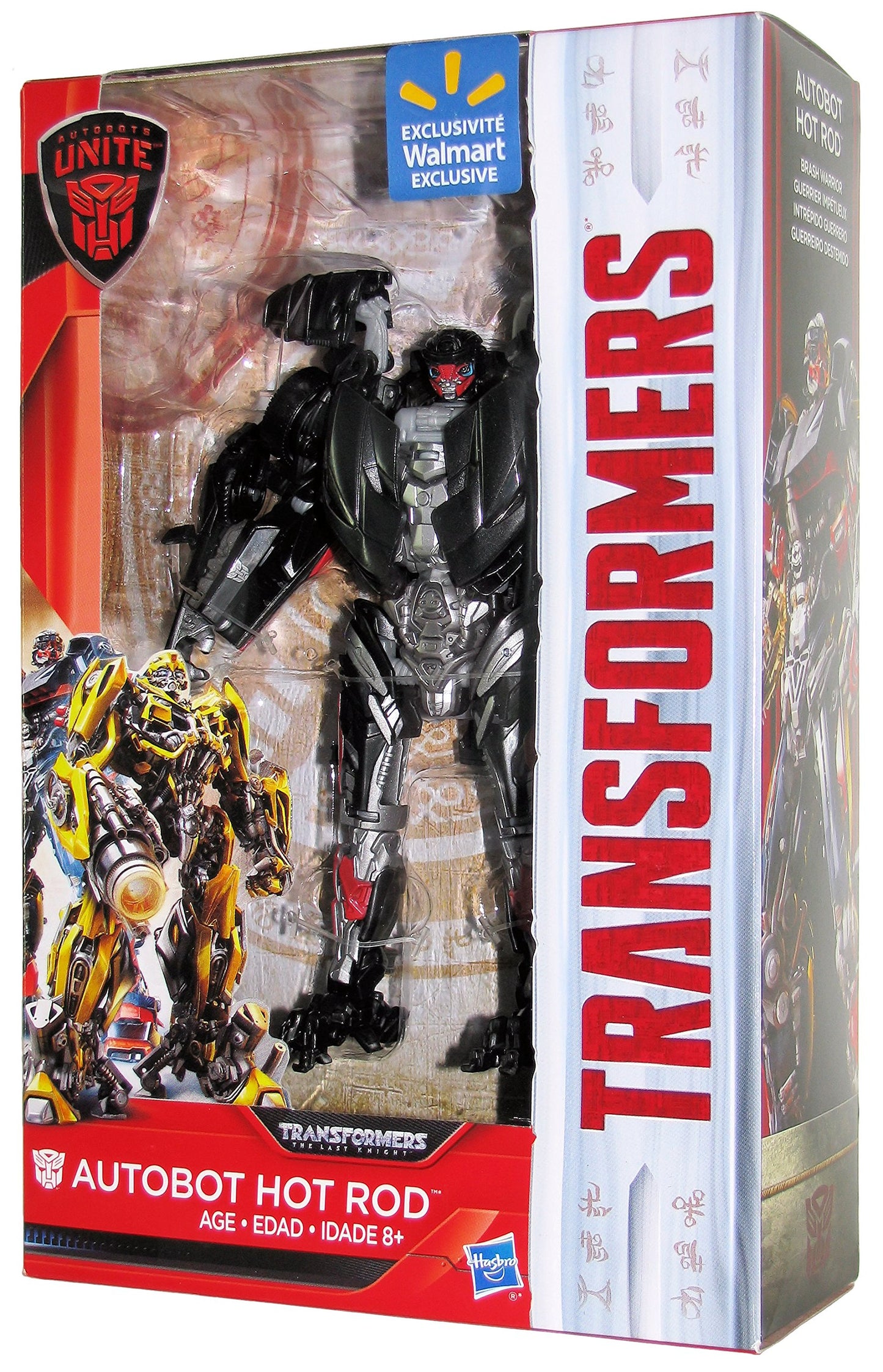 Transformers The Last Knight Walmart Exclusive Autobots Unite Deluxe Autobot Hot Rod