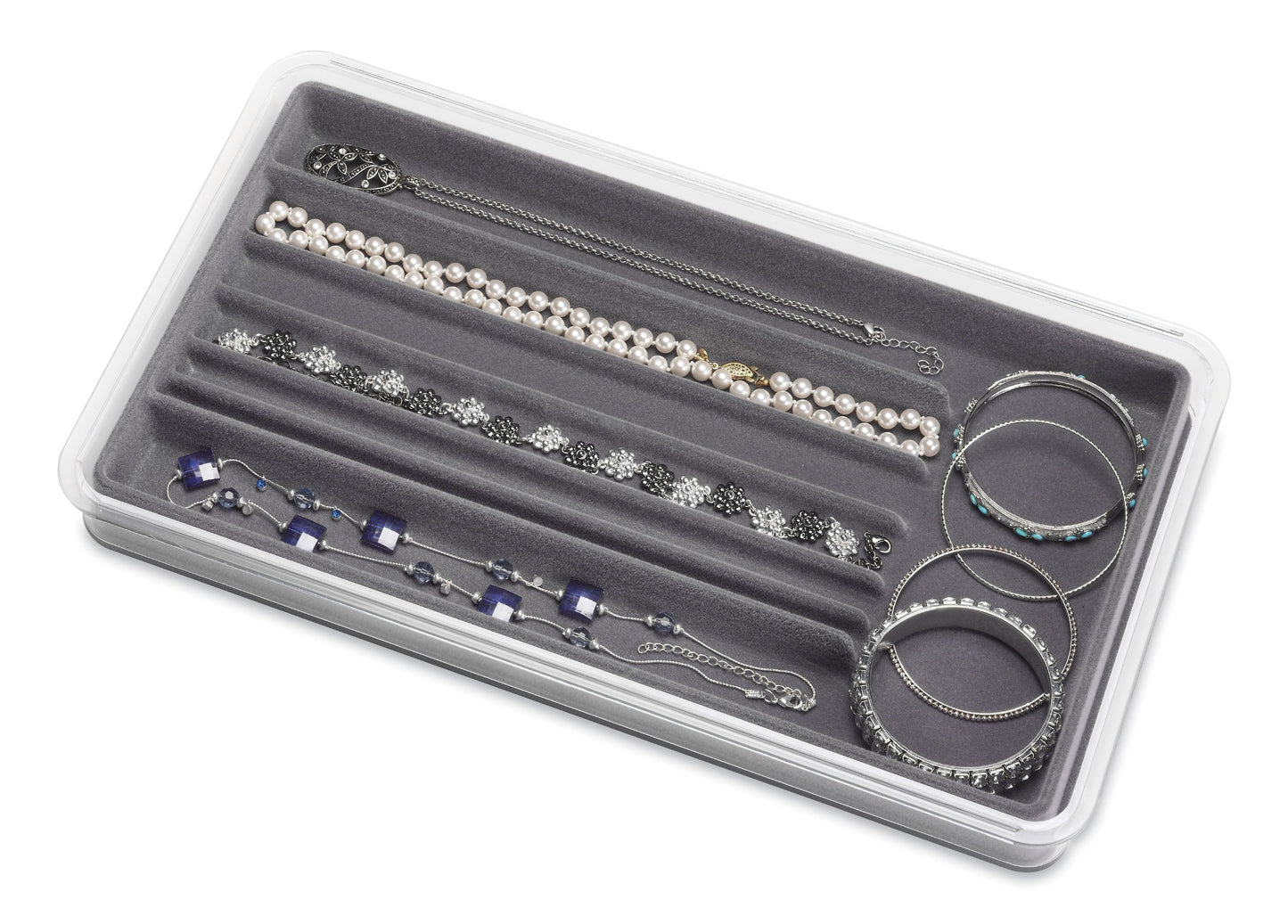Whitmor Stackable 7 Section Jewelry Tray