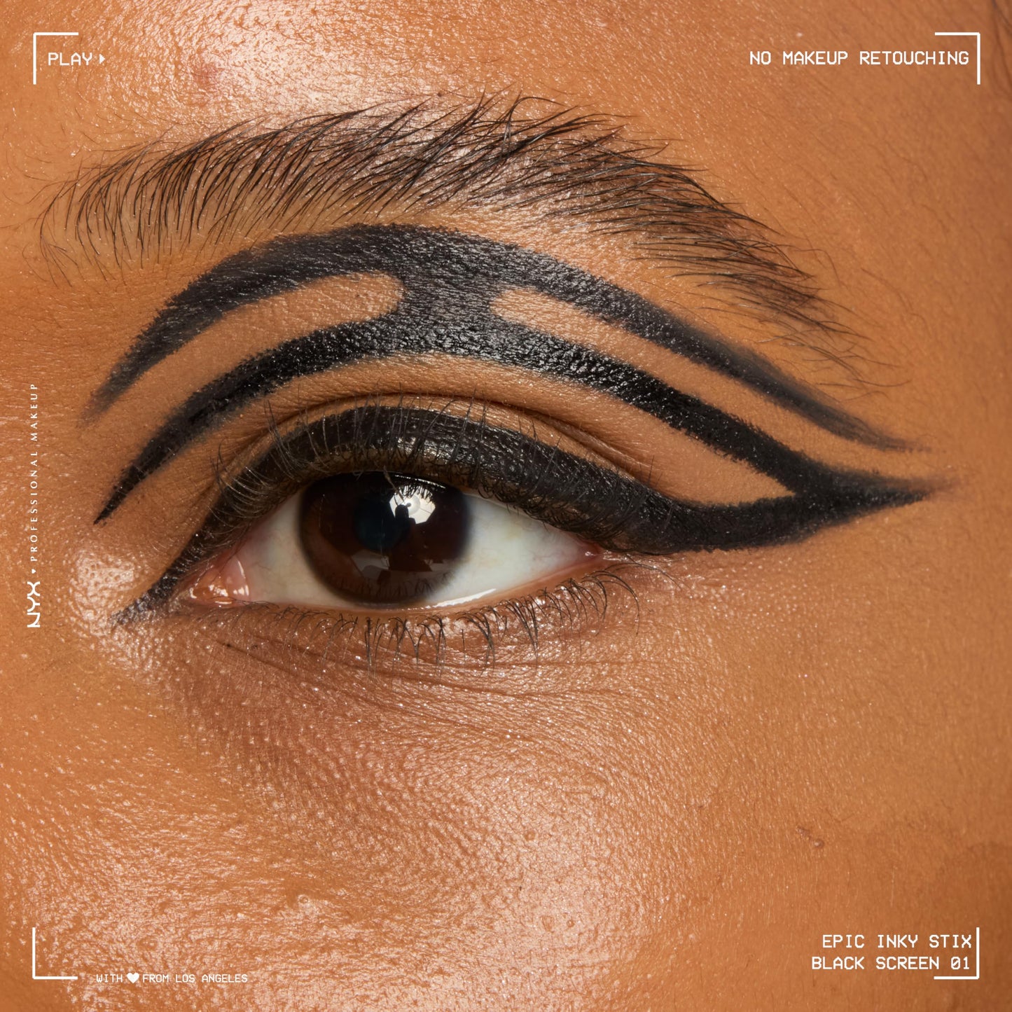 NYX PROFESSIONAL MAKEUP Epic Inky Stix Eyeliner, Mechanical Cream Gel Eyeliner, Waterproof Formula With Up To 24HR Wear - 01 Black Screen (Matte