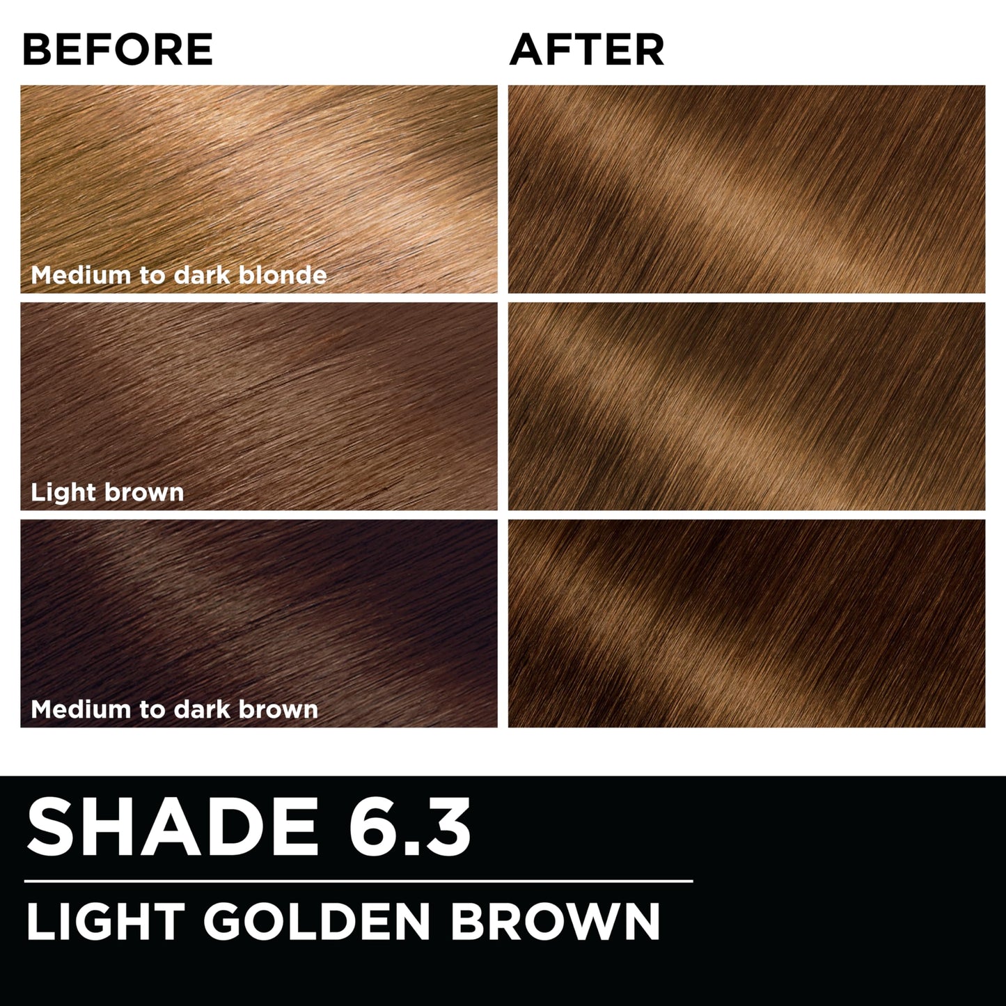 Garnier Olia Hair Color, Ammonia-Free Permanent Hair Dye, Oil-Powered Formula for 100% Gray Coverage and 3x Shinier Hair, Vegan & Cruelty Free, 6.3