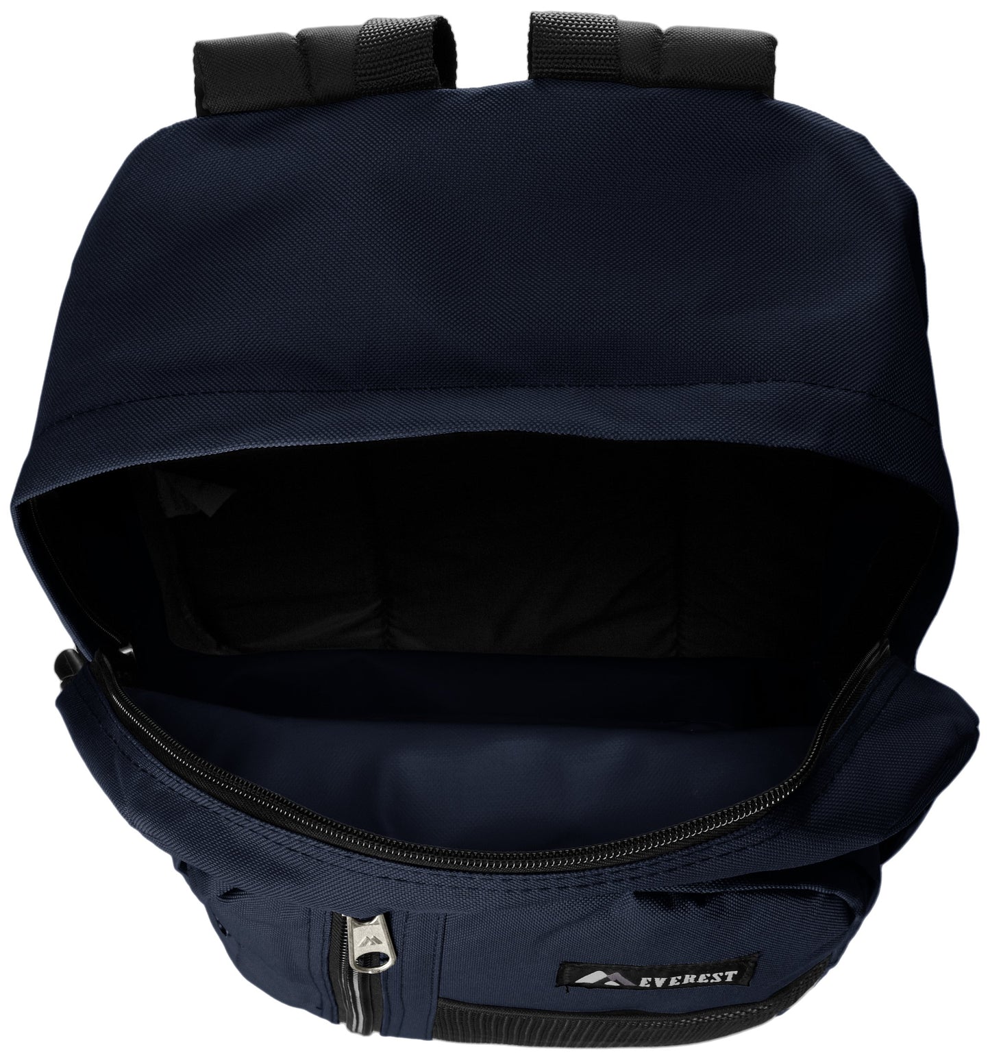 Everest Backpack with Front Mesh Pocket, Navy, One Size
