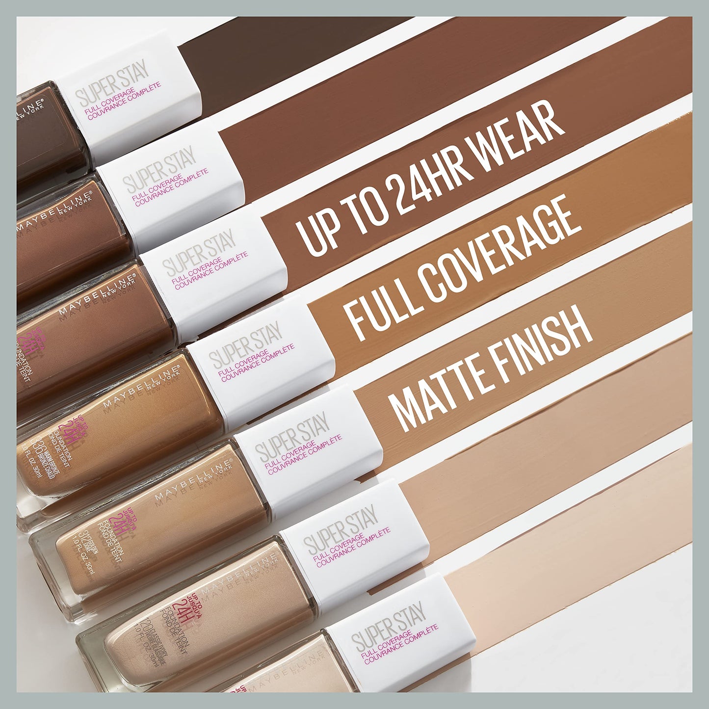 Maybelline Super Stay Full Coverage Liquid Foundation Makeup, Warm Coconut, 1 Fl Oz