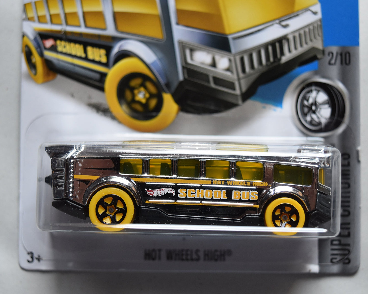 Hot Wheels Super CHROMES 2/10 HIGH 37/250 Showdown SCAN & Race Card