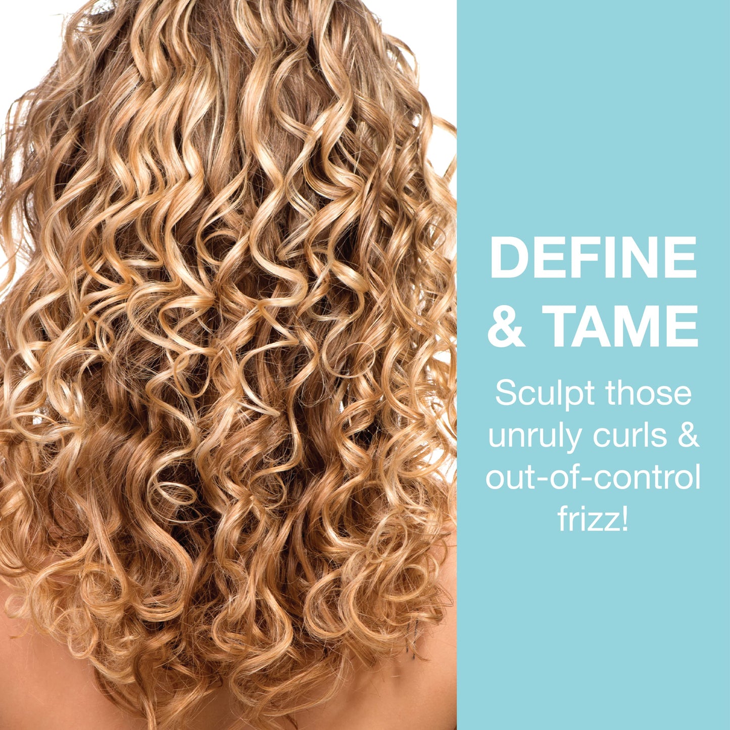 SIMPLY SMOOTH Xtend Keratin Replenishing Spiral Gel | Lightweight Curl Defining Gel | Define Curls, Add Bounce & Tame Frizz | Non Flaking Formula & No