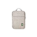 DIME BAGS Backpack with Padded Laptop Storage Sleeve, 11 Storage Compartments, Durable Hempster Bag for School, Work, & Travel, Contoured Shoulder Straps, Interchangeable Patch, Slab Bag (Sand)