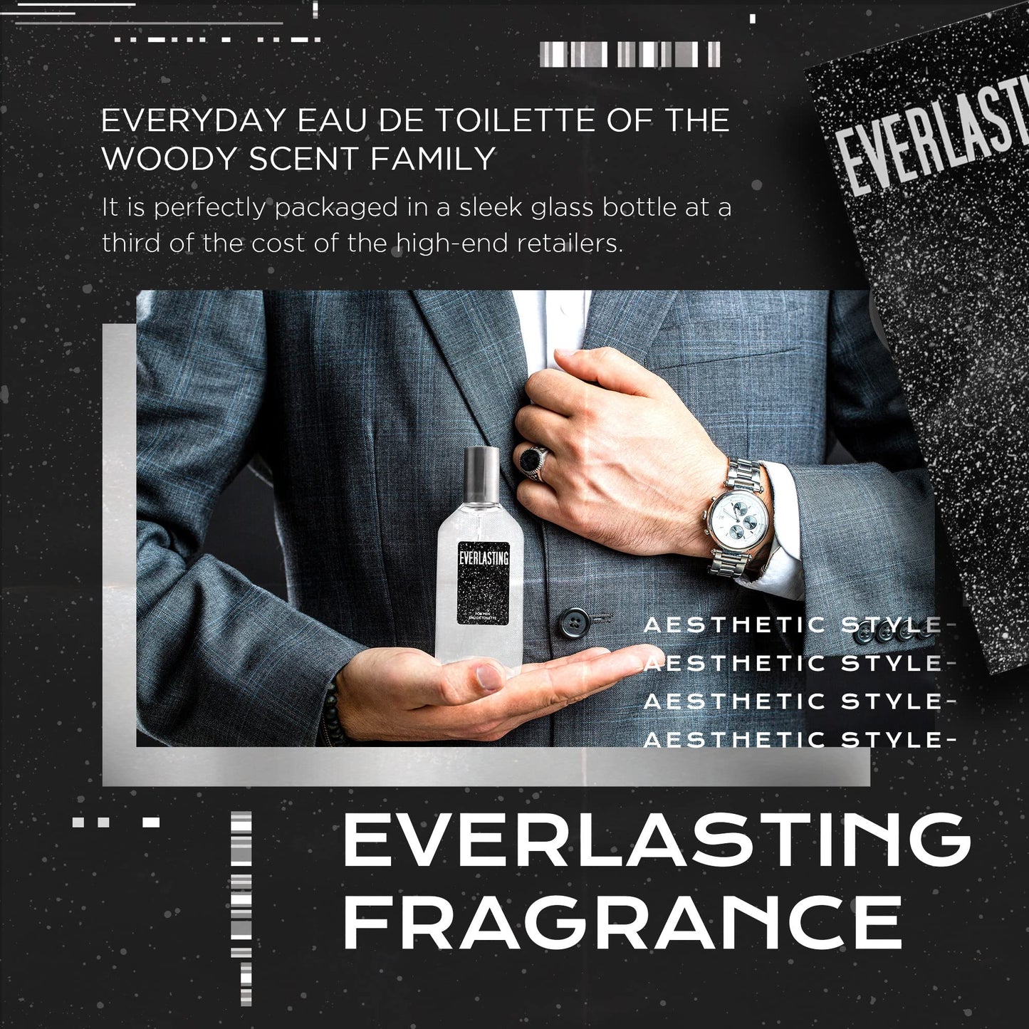 Cologne for Men - INSPIRED by A WORLD RENOWNED MEN’S PERFUME - Juniper, Pine, Tobacco, Oakmoss - Bold, Masculine, Earthy, Long-Lasting Eau De Toilette