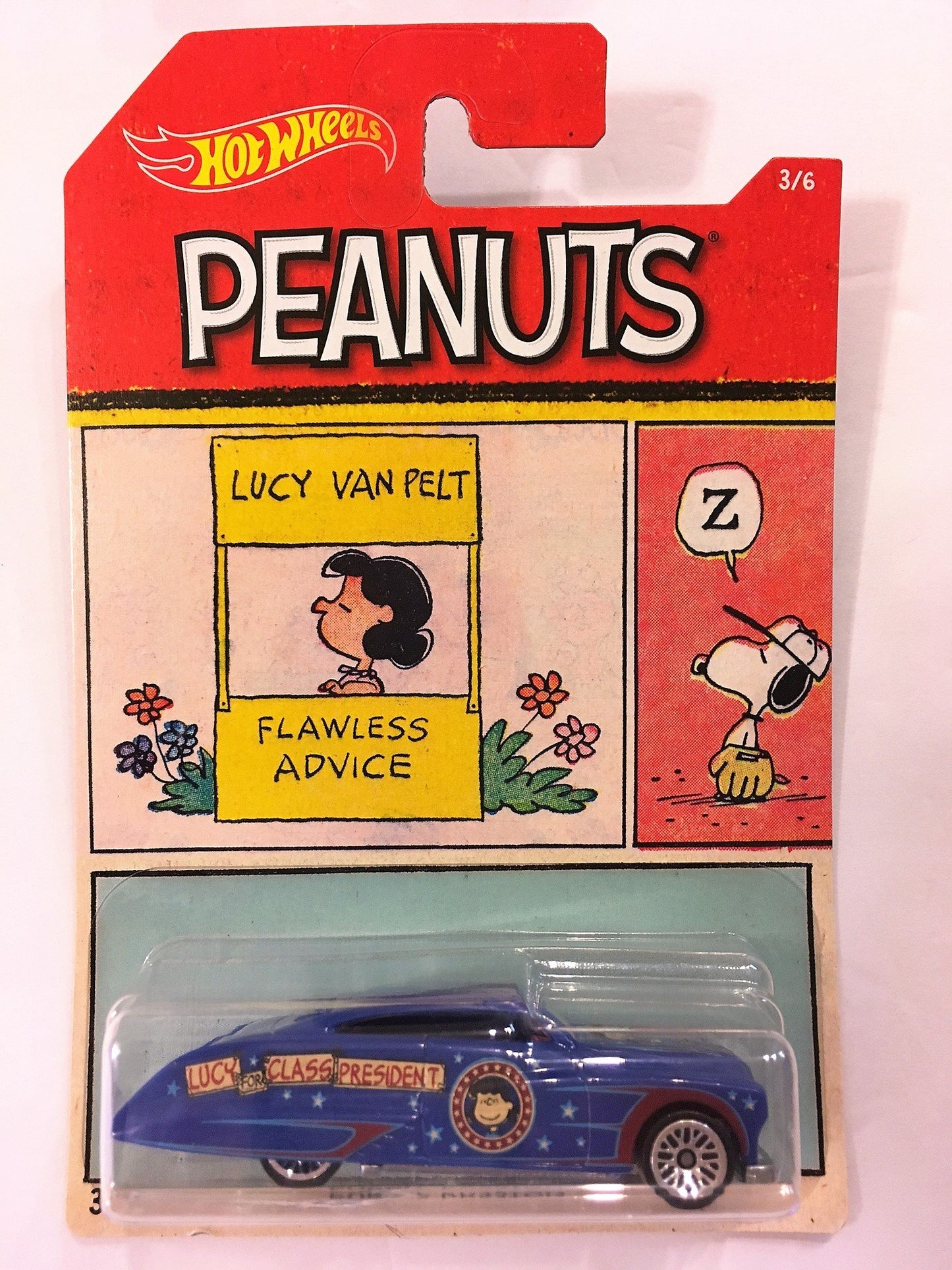 2017 Hot Wheels PEANUTS Complete Set Of 6 : CHARLIE BROWN (Bone Shaker), SNOOPY (Altred Ego), LUCY (Purple Passion), FRANKLIN (Chicane), LINUS…