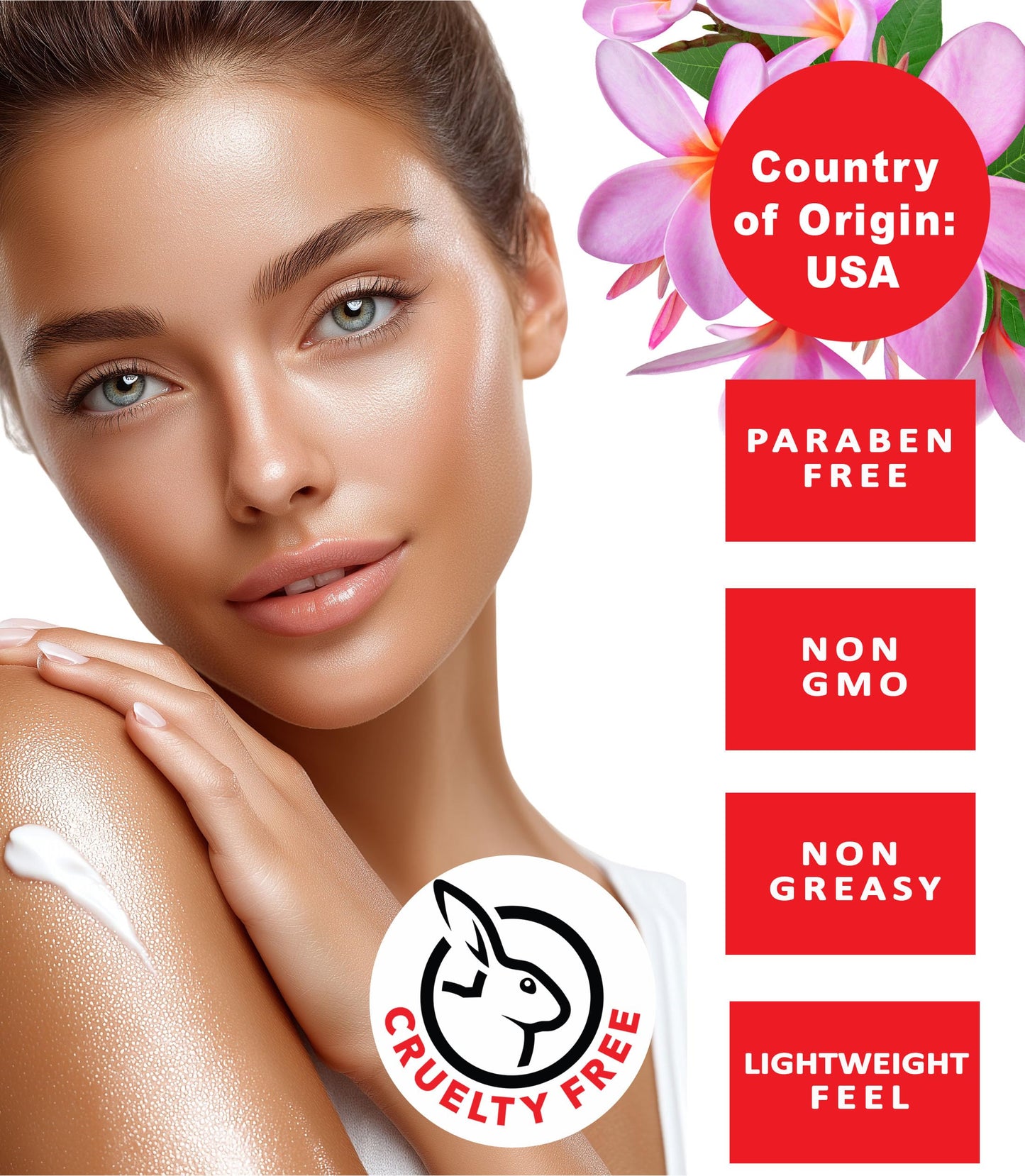 Botanical Beauty PLUMERIA WHIPPED BODY BUTTER with Shea Butter, Cocoa Butter, Coconut Oil for All Skin Types, for Dry, Sensitive Skin. Moisturizing