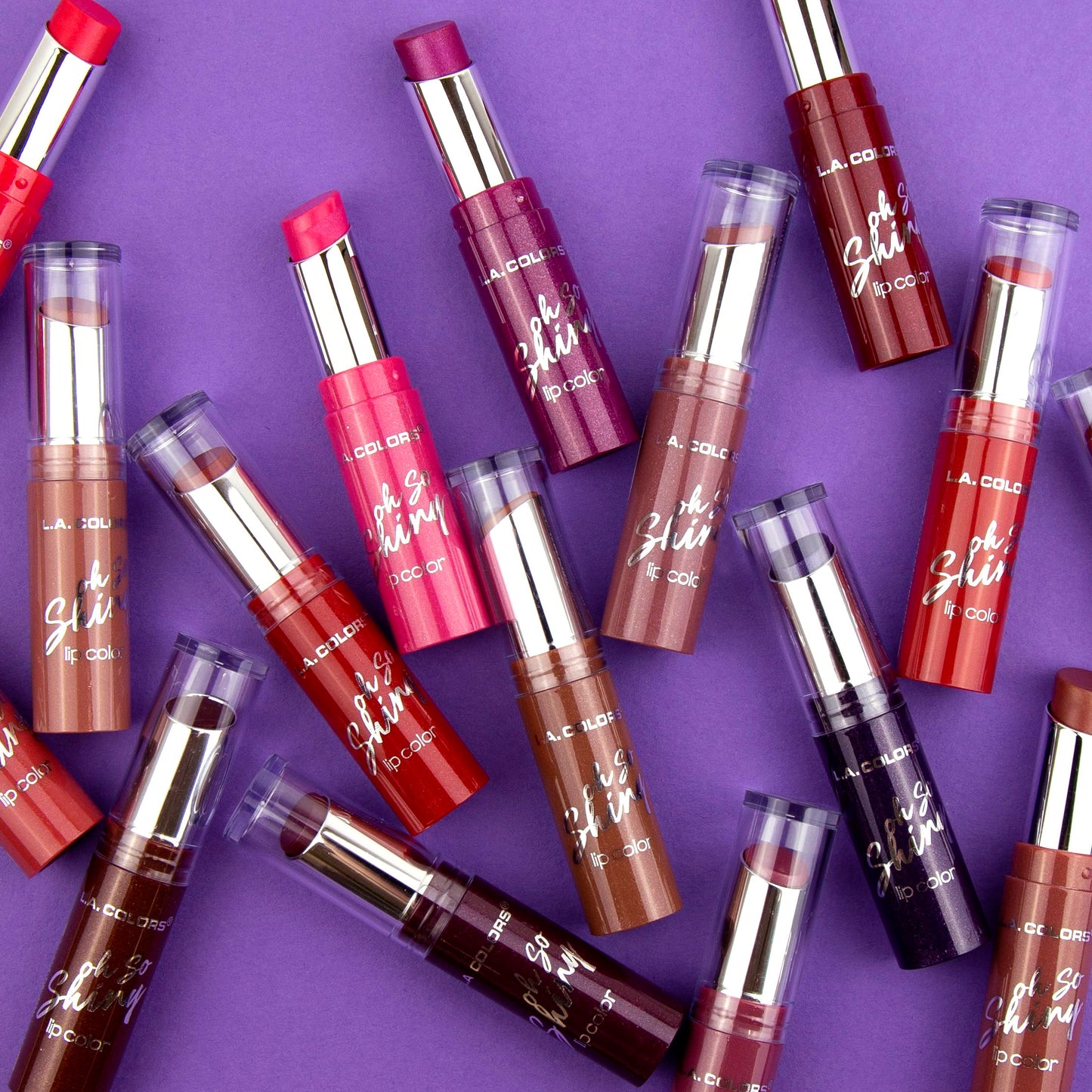 L.A. COLORS Oh So Shiny Lip Color, Radiant CLS583