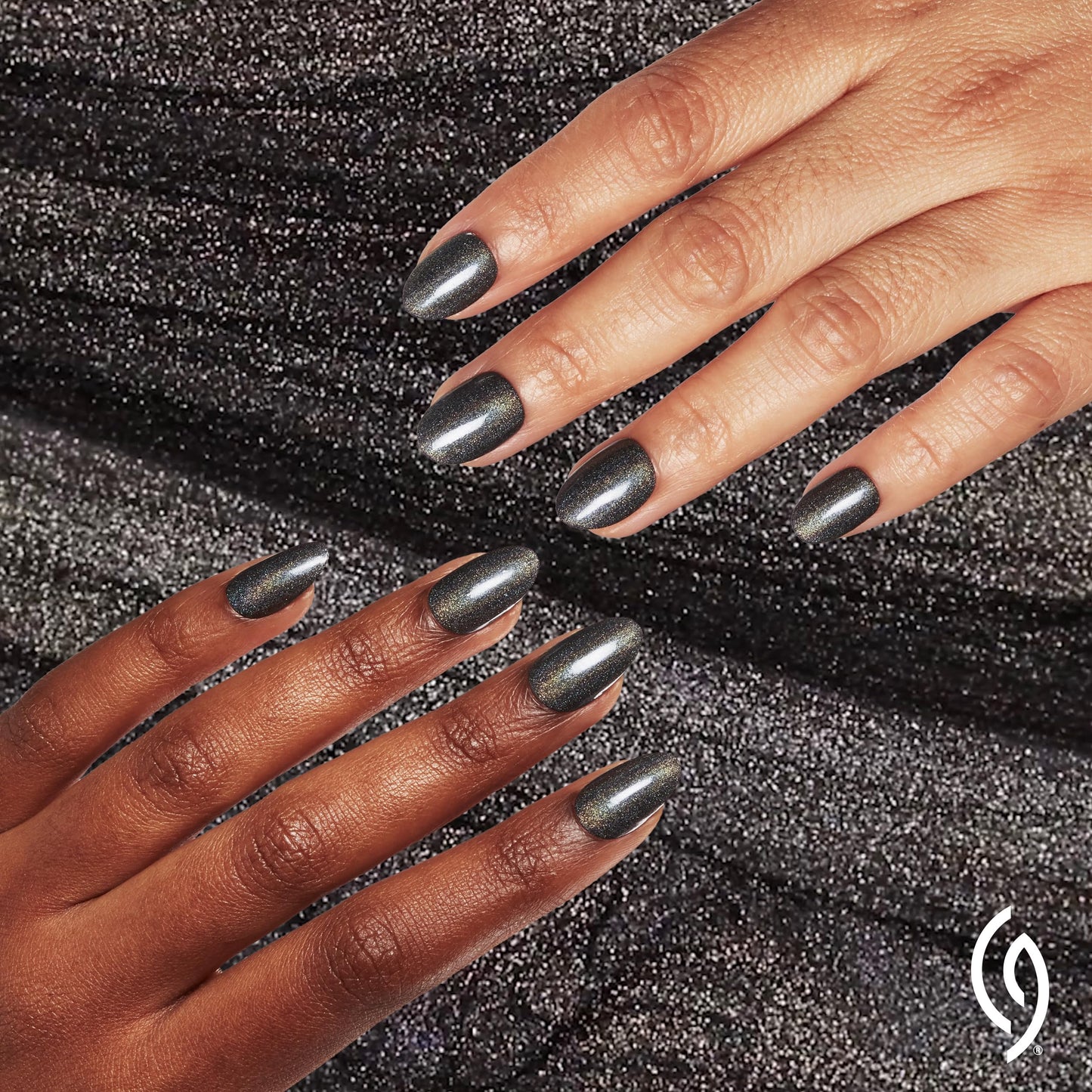 China Glaze CG Nail Lacquer Shadow Banned - Holographic Black Nail Polish, Quick Dry Iridescent Shift, High-Gloss Finish for Salon Quality DIY Beauty & Personal Care China Glaze