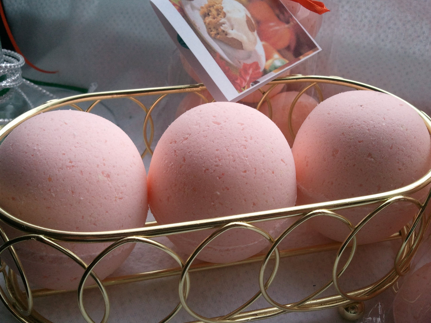 Spa Pure Pumpkin Bath Bombs: 3 Pumpkin Creme Brulee Bath Bomb Fizzies, XL 5 Oz Each, Handmade with Shea, Mango, Cocoa Butter, Ultra Moisturizing…