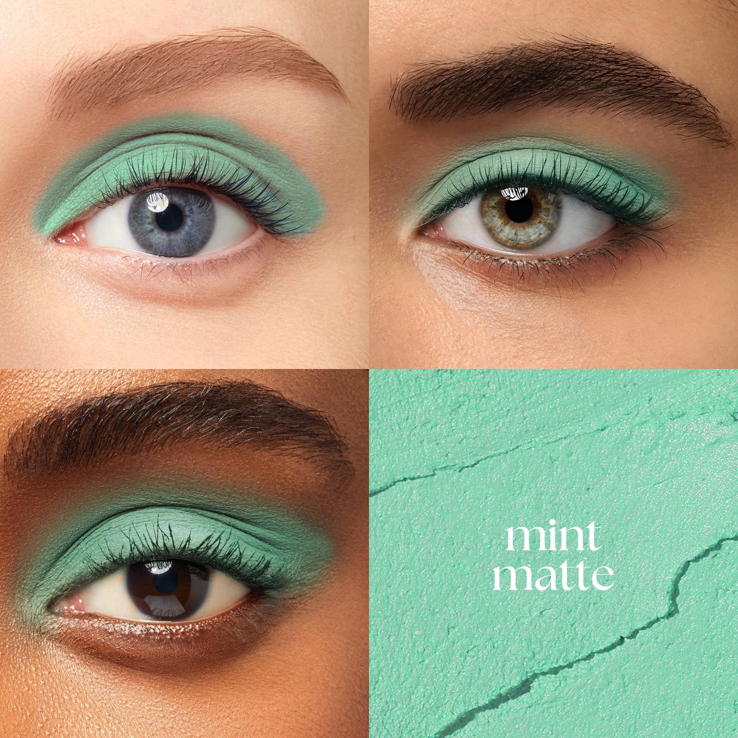 Julep Eyeshadow 101 Cream-to-Powder Waterproof Shadow Stick - Mint Matte - Long-Lasting, Crease-Proof, Cool-Toned Pastel Green Matte Cream Eyeshadow