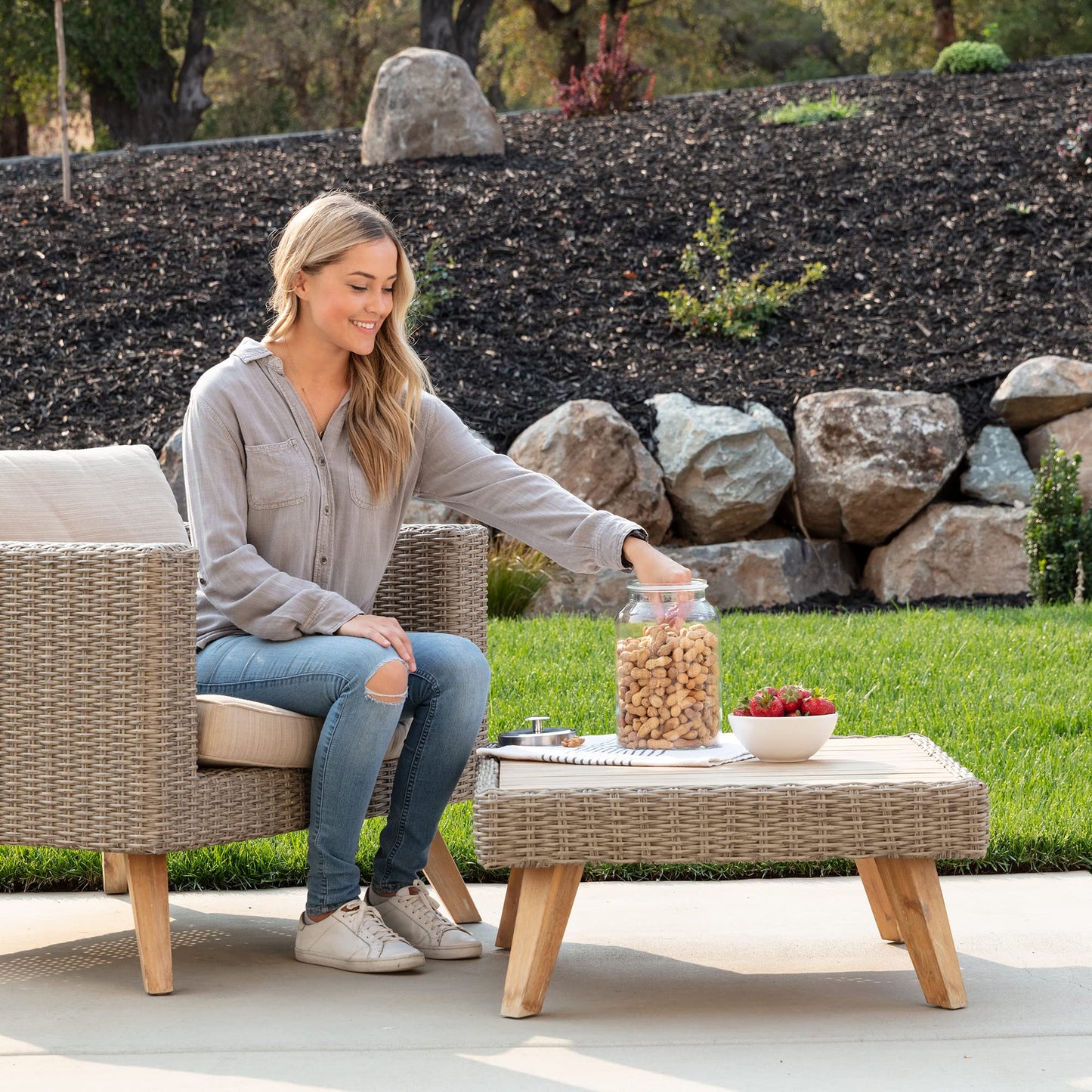 2 Large 1-Gallon Glass Canister Sets for Kitchen Counter with Stainless Steel Airtight Lids + Marker & Labels, Cookie Jar & Candy Jar for Buffet…