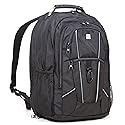 Dejuno Dejuno Commuter Backpack Checkpoint-friendly 15.6" Laptop Pocket - Black Laptop Backpack, Black