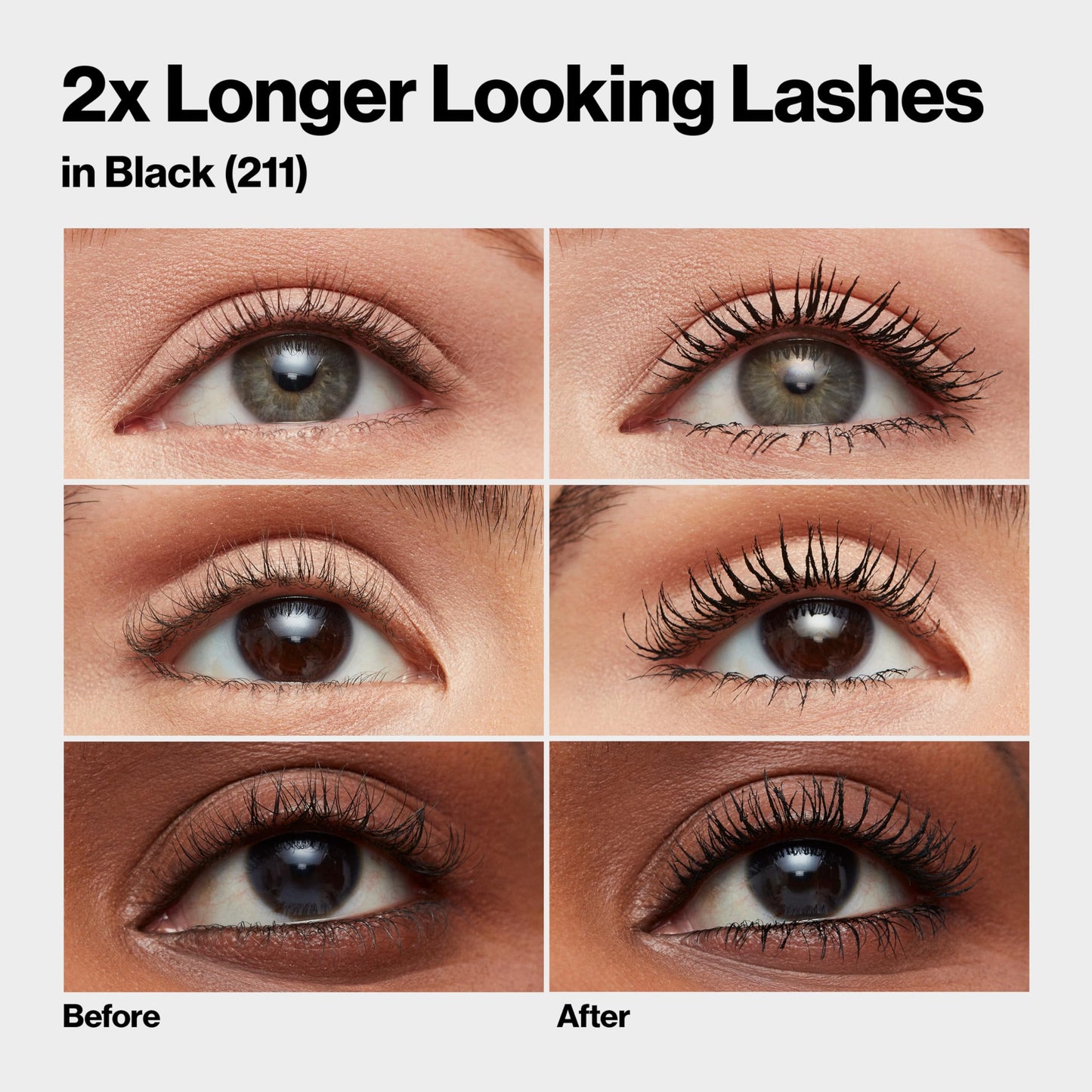 Revlon ColorStay Xtensionnaire Lengthening Lash Serum and Mascara In One, Tapered Brush for 2X Longer Looking Eyelashes, Infused with Pro Vitamin B5