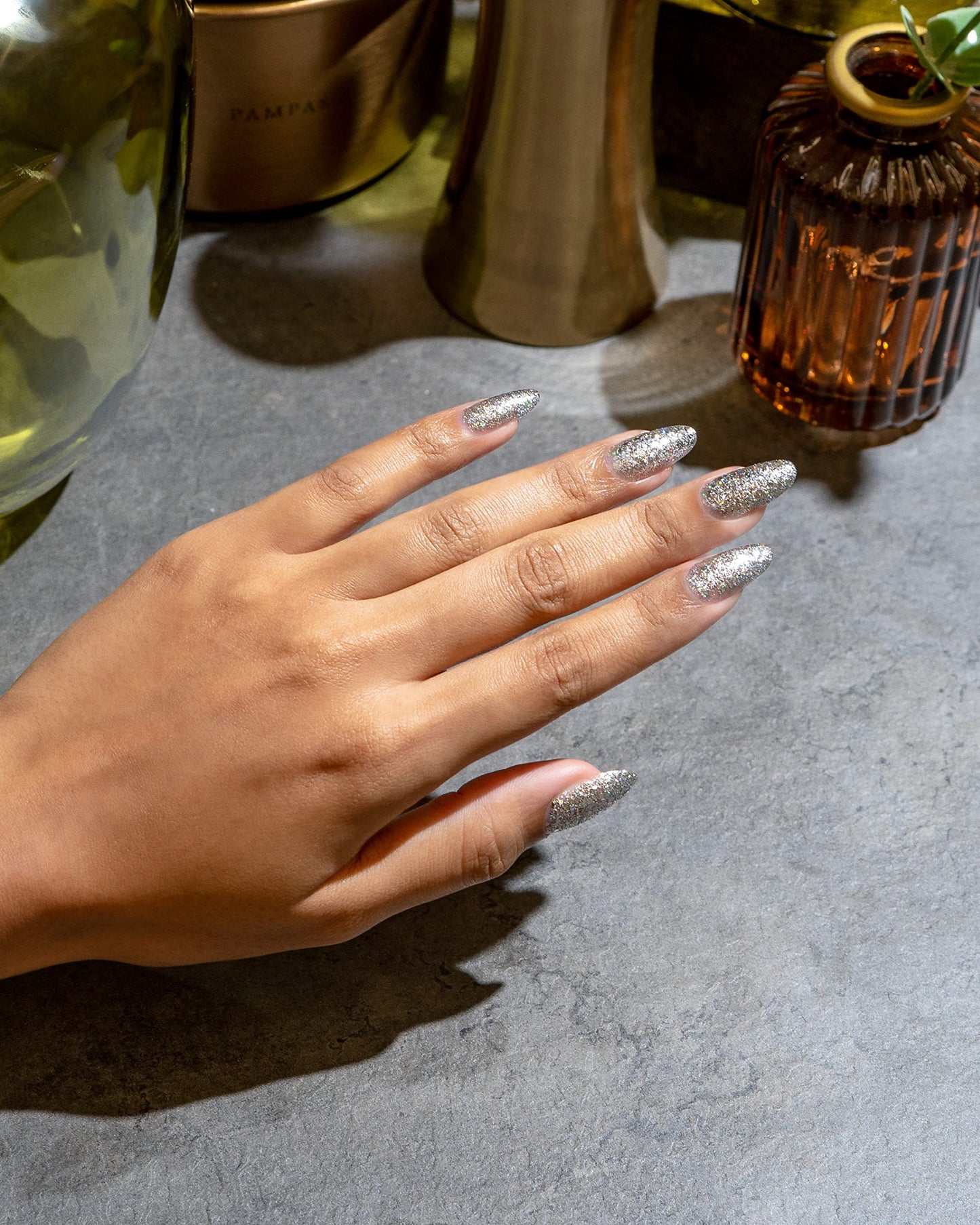 Morgan Taylor Nail Lacquer (Am I Making You Gelish?) Silver Professional Lacquer, Vibrant, Chip-Resistant, Fast-Drying, Long-Lasting, High-Shine Beauty & Personal Care Morgan Taylor