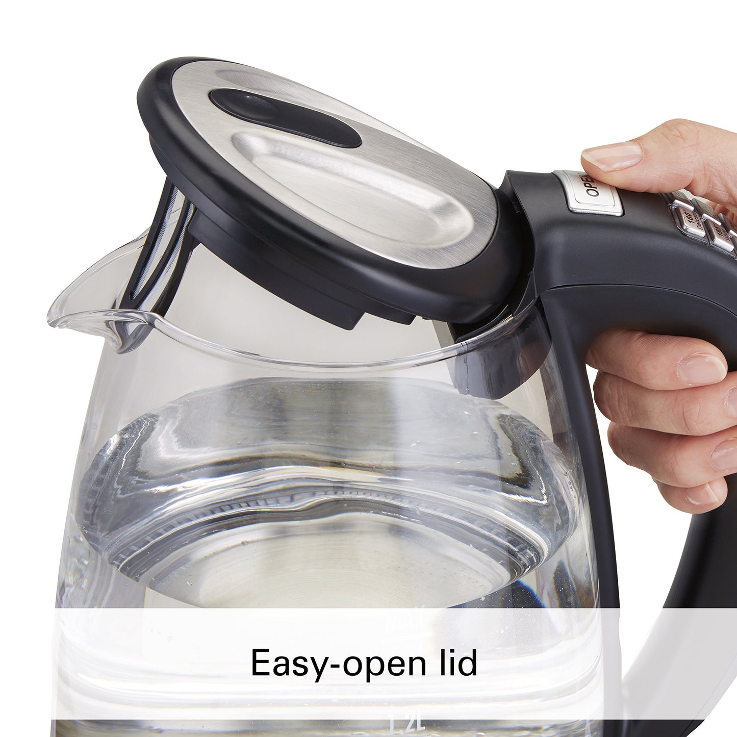 Hamilton Beach Temperature Control Glass Electric Tea Kettle, Water Boiler & Heater, 1.7L, Cordless, LED Indicator, Keep Warm, Auto-Shutoff…