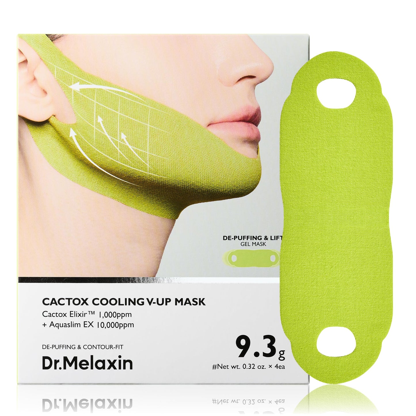 Dr.Melaxin CACTOX V-Lifting Mewing Band - Cactox + Caffeine + Collagen Double Chin Lifting Band for Sagging Jawline & Facial Puffiness | 115.49% Jaw Beauty and Personal Care Dr.Melaxin Default Title