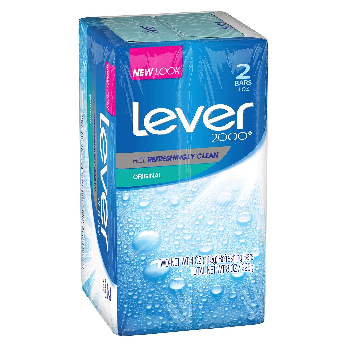 Lever 2000 Original Refreshing Bar Soap, Perfectly Fresh 4 oz, 2 ea Beauty & Personal Care Lever 2000