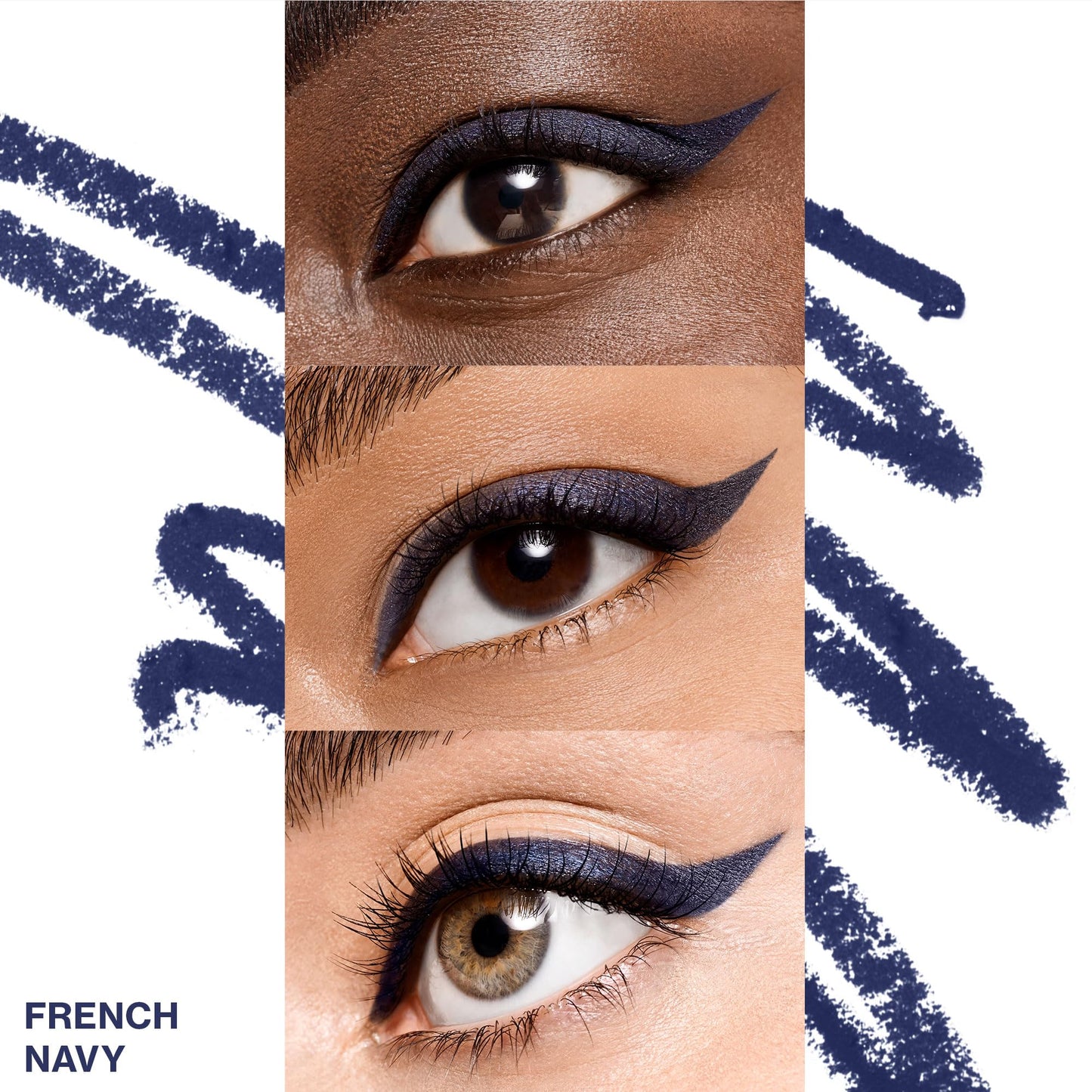 Smashbox Always Sharp Longwear Kohl Eyeliner Pencil | Self-Sharpening Cap When You Twist | Long Lasting, Waterproof Eyeliner, 0.01 Ounce, French Navy