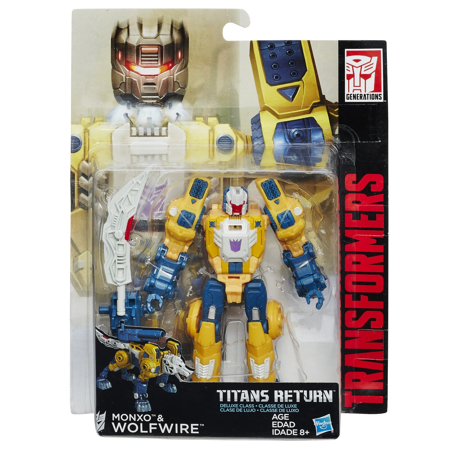 Transformers Generations Titans Return Titan Master Monxo and Wolfwire