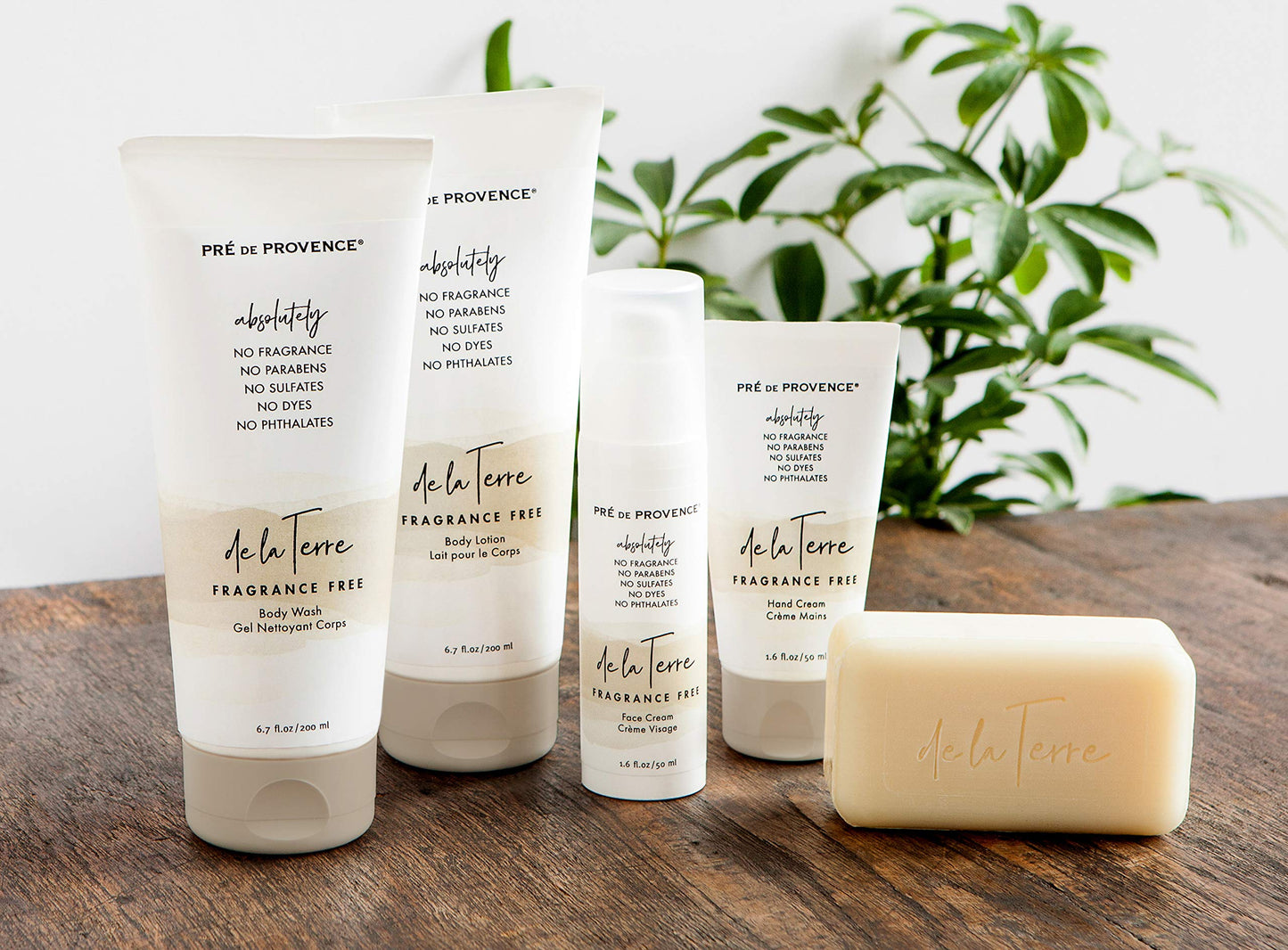 De La Terre All Natural Sensitive Skin Collection Fragrance Free, Moisturizing & Hydrating, Face Cream, 50 ML