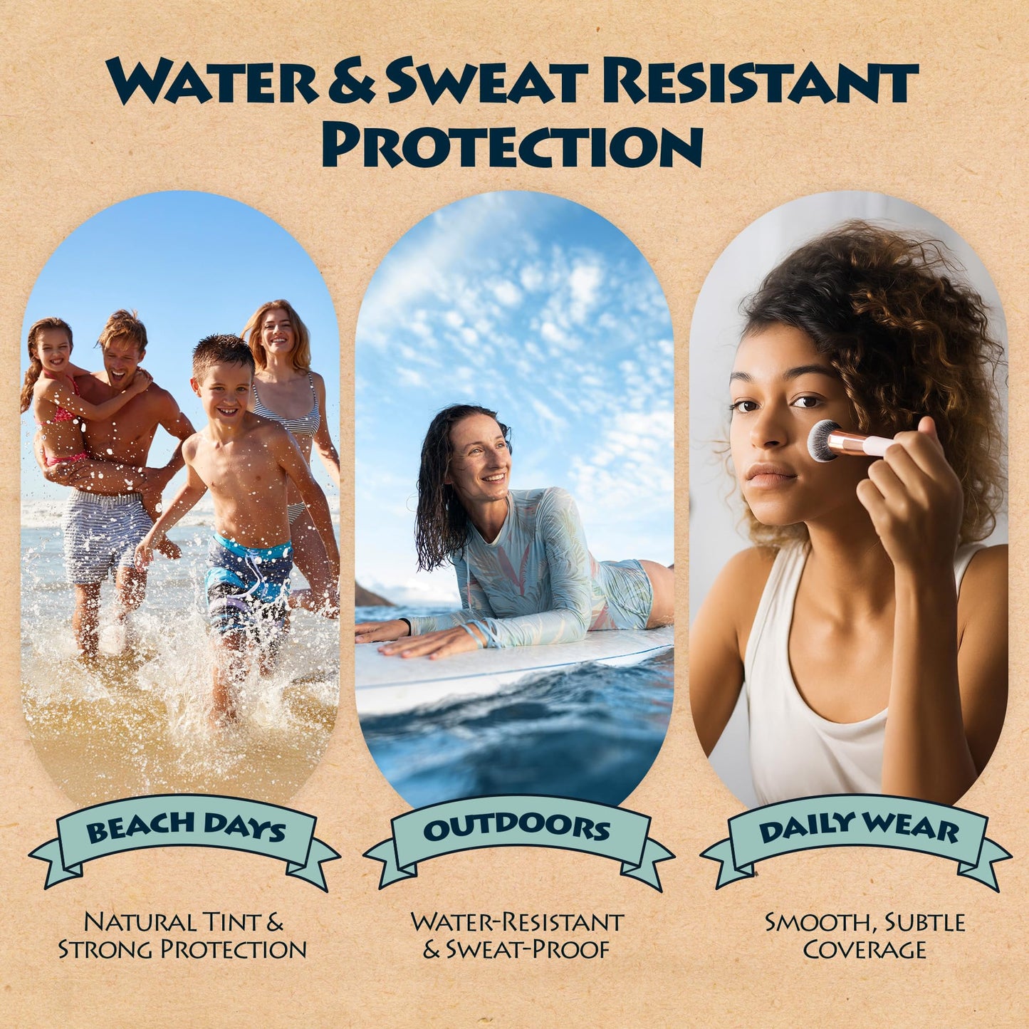 Kokua Sun Care Hawaiian Reef Safe SPF 30 | Zinc Oxide | Tinted Mineral for Face & Body | Sun Protection | Water Resistant | Chemical Free | Natural