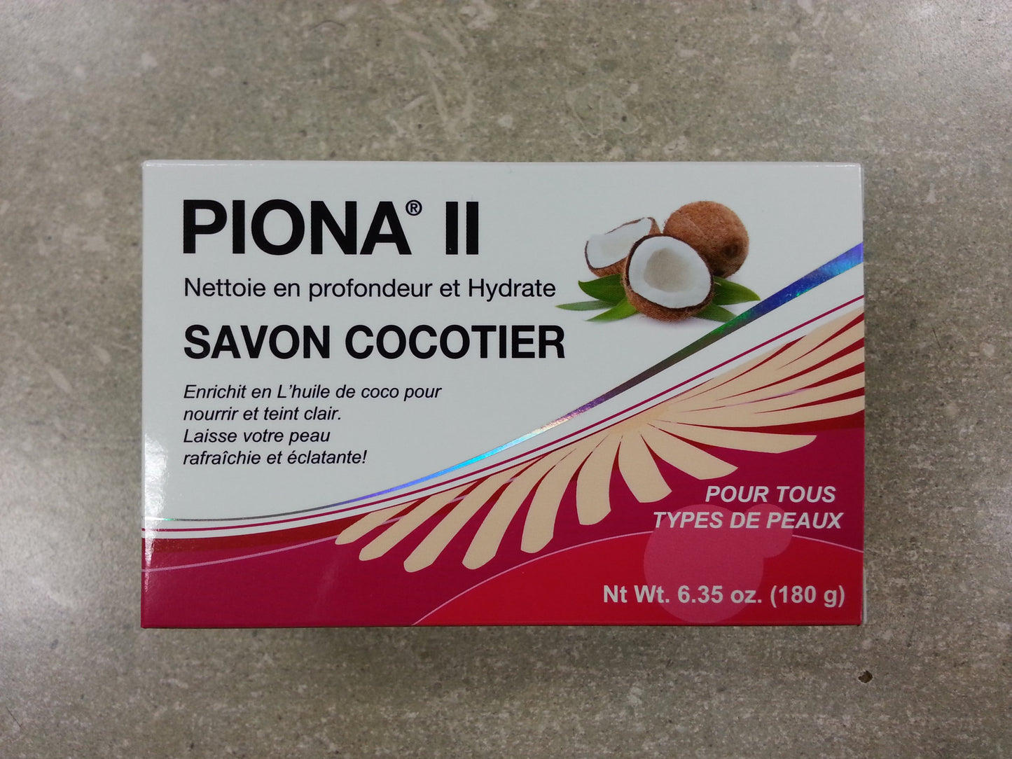 Piona II Deep Cleansing & Moisturizing Coconut Soap 6.35 oz Beauty & Personal Care Piona