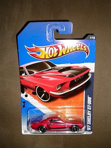 Hot Wheels 2011 Muscle Mania 1/10 RED '67 Ford Mustang Fastback Shelby GT-500 101/244