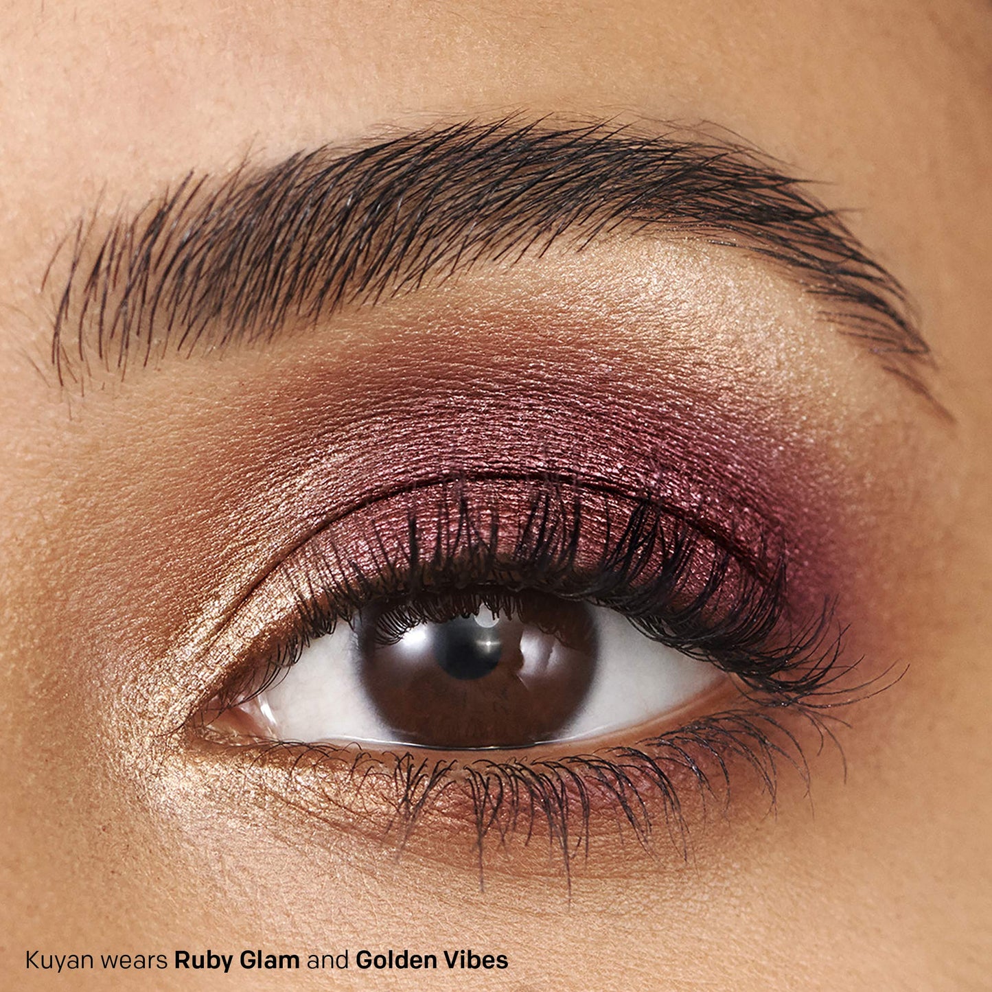 Almay Velvet Foil Cream Shadow, Golden Vibes, 0.36 fl. oz., metallic eyeshadow