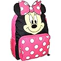 Ruz Minnie Mouse Big Face School Bag Backpack (12-Inch)
