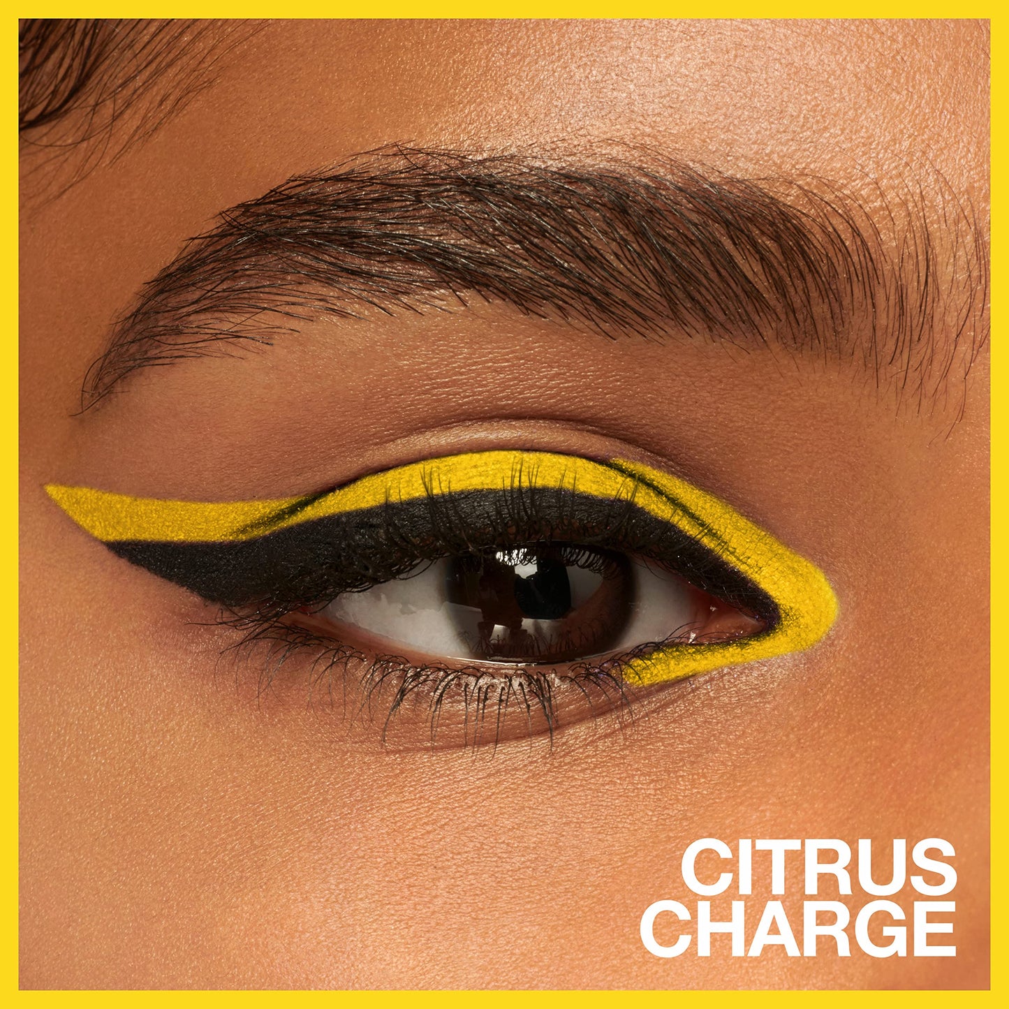 MAYBELLINE New York Tattoo Studio Long-Lasting Sharpenable Eyeliner Pencil, Glide on Smooth Gel Pigments with 36 Hour Wear, Waterproof Citrus Charge
