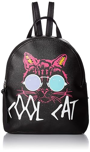 T-Shirt & Jeans Womens Cool Black Cat Backpack