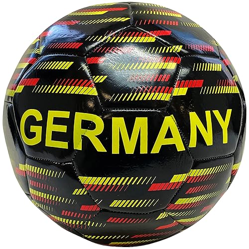 Top Spirit Size 5 Soccer Ball, Country Sports Training Futbol for Recreational Youth and Adult Soccer Players, Germany