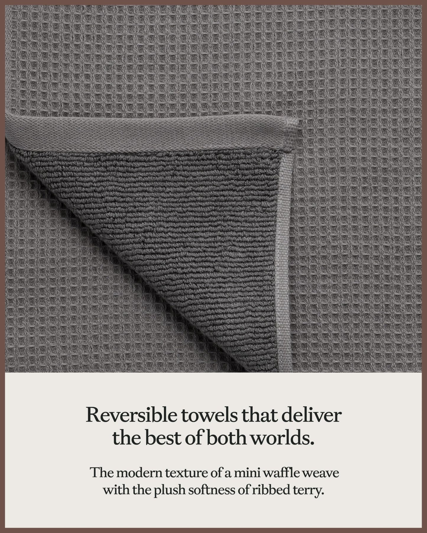 Cozy Earth Complete Waffle Bath Bundle - 60% Cotton 40% Viscose from Bamboo - Quick Dry & Ultra-Soft Waffle Weave Bath Towels - 4 Washcloths, 2 Hand…