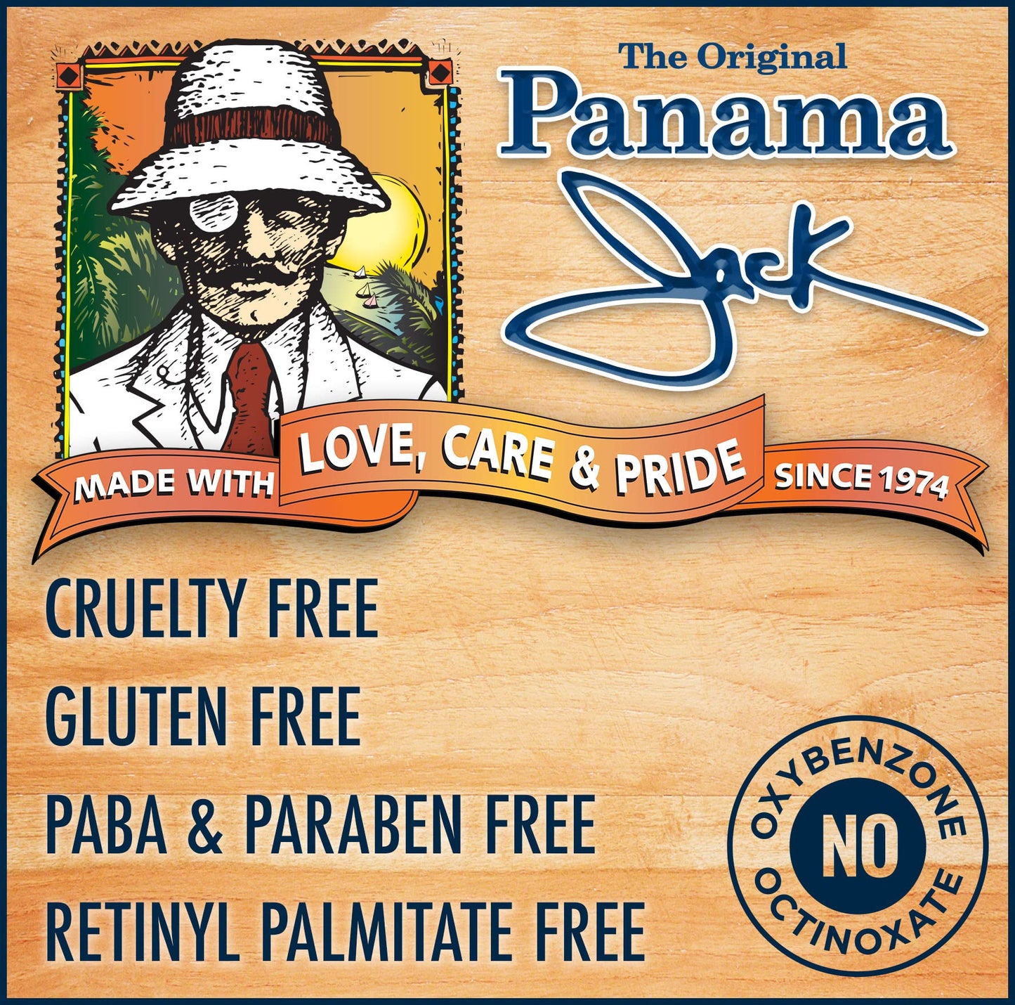 Panama Jack Sunscreen Tanning Lotion - SPF 8, PABA, Paraben, Gluten & Cruelty Free, Antioxidant Moisturizing Formula, Water Resistant (80 Minutes), 6