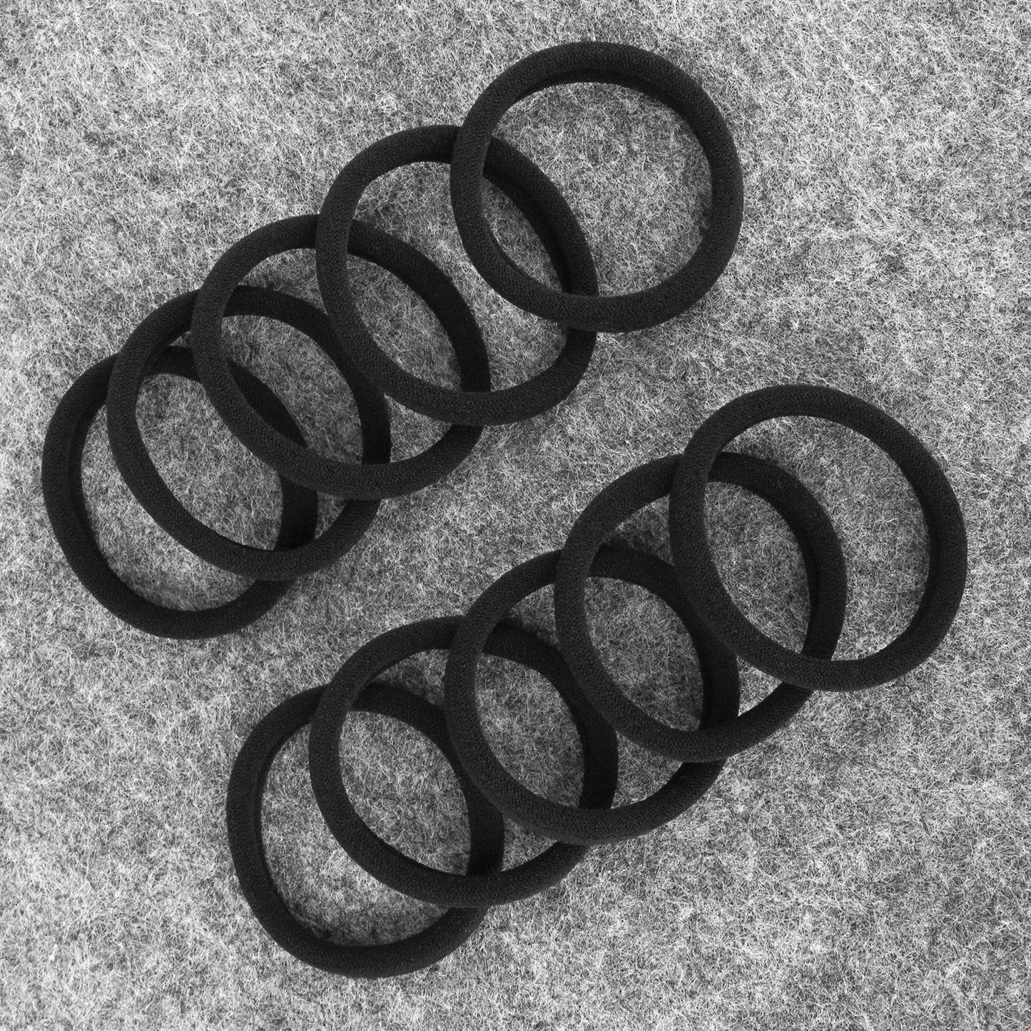 BAOLI 100PCS Seamless Hair Ties, Soft Ponytail Holders, Nylon Thick Hair Ties Bands, Large Hair Elastic Holder No Damage for Heavy Hair, 2 Inch in Beauty and Personal Care BAOLI