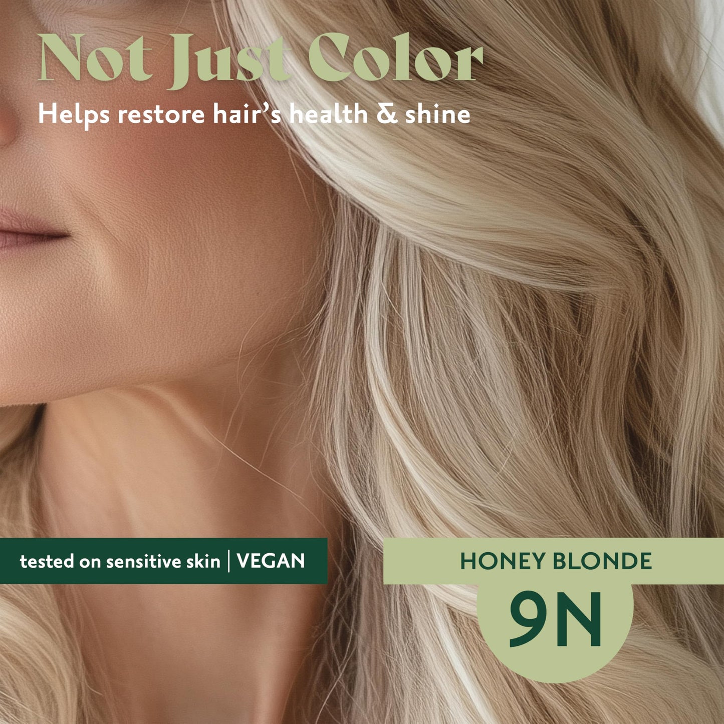 Permanent Herbal Haircolor Gel; Honey Blonde