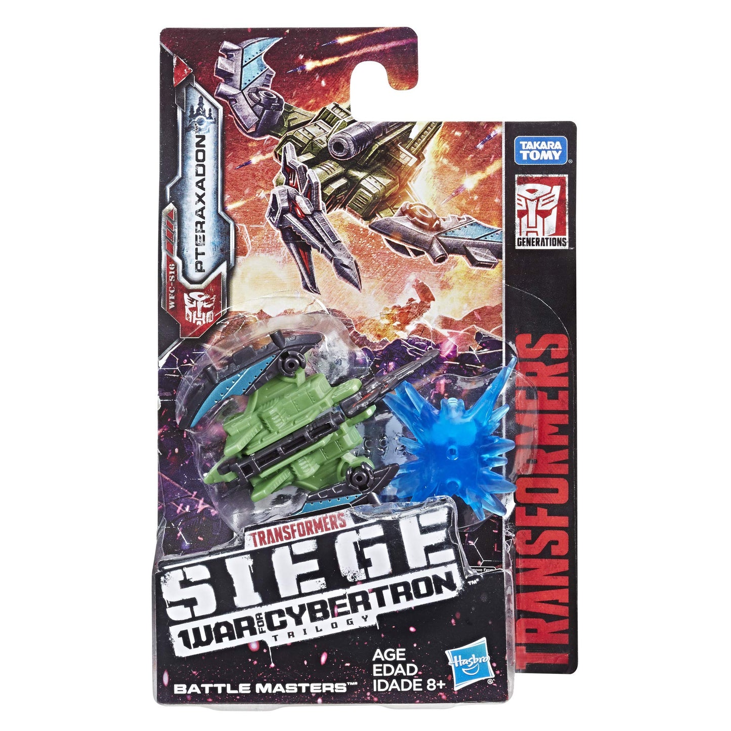Transformers Toy Generations War for Cybertron: Siege Battle Masters Wfc-S16 Pteraxadon Action Figure - Adults & Kids Ages 8 & Up, 1.5"