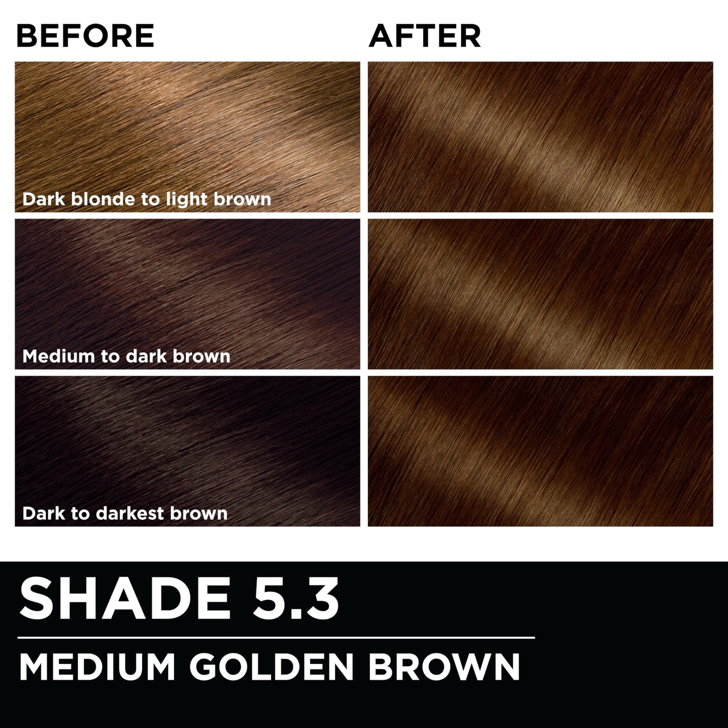 Garnier Olia Hair Color, Ammonia-Free Permanent Hair Dye, Oil-Powered Formula for 100% Gray Coverage and 3x Shinier Hair, Vegan & Cruelty Free, 5.3